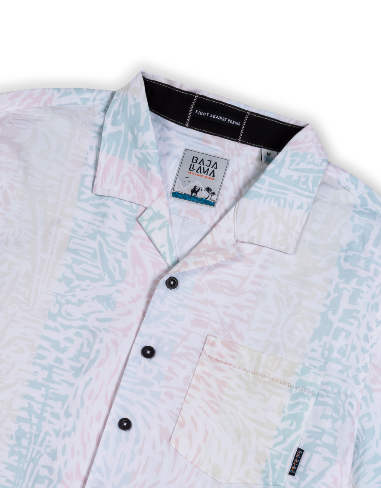LLAMA STRIPES - 7-SEAS™ BUTTON UP