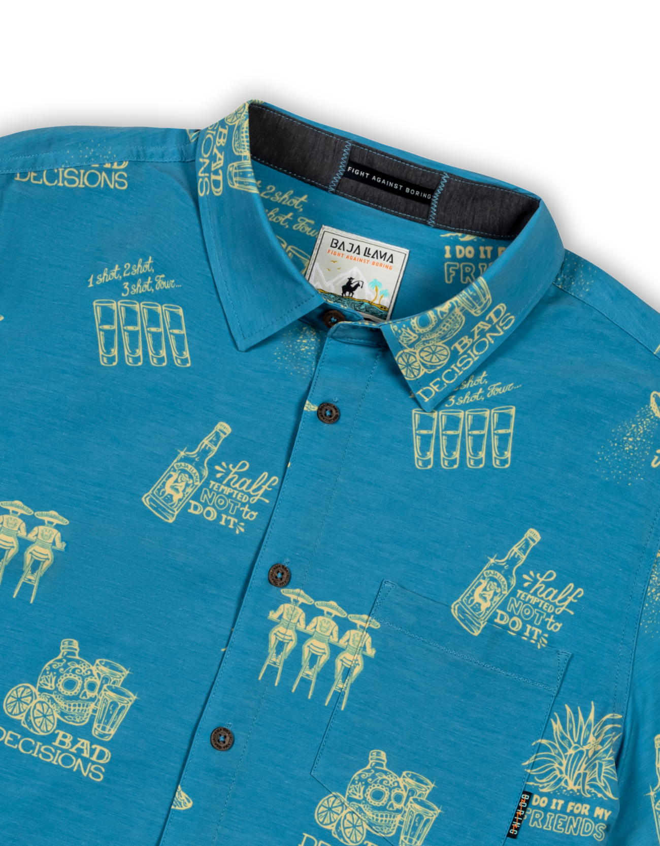 BAD DECISIONS - VAGABOND™ BUTTON UP