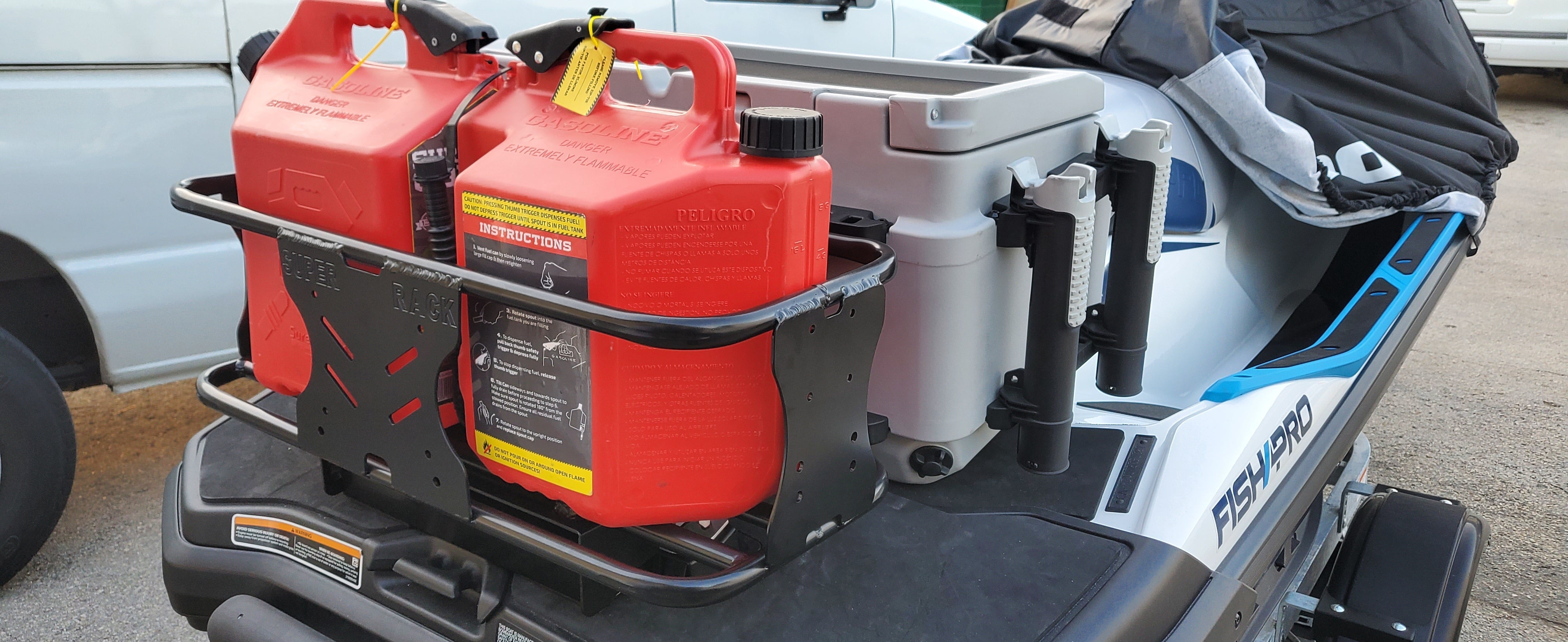 FISHPRO rear Cargo Rack plus Back Reinforcement