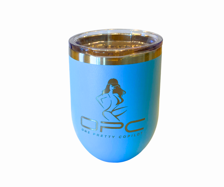 One Pretty Copilot 12oz Wine Tumbler