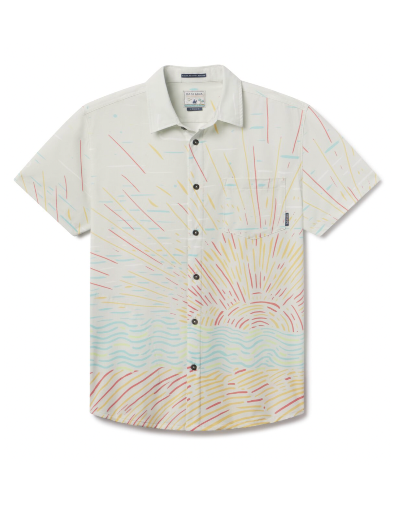 SUNBURST CREAM - VAGABOND™ BUTTON UP