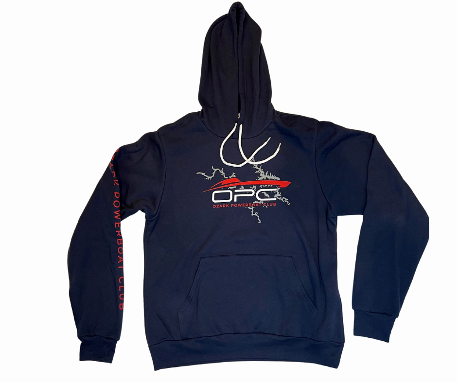 Ozark Powerboat Club Hoodie - NAVY