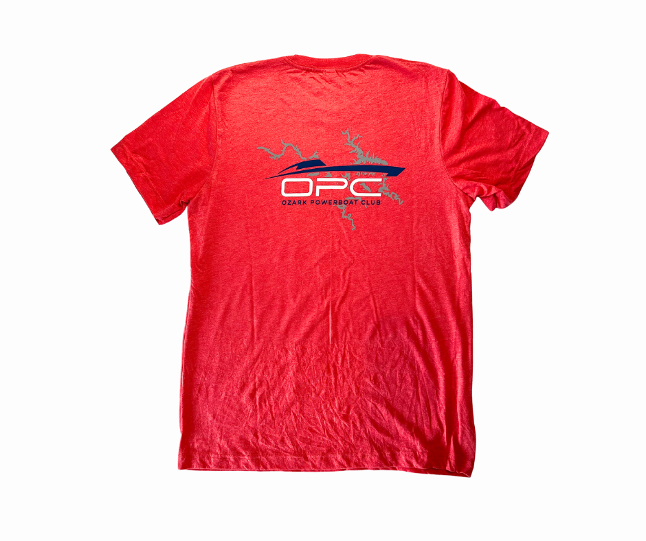 Ozark Powerboat Club T-Shirt - Red