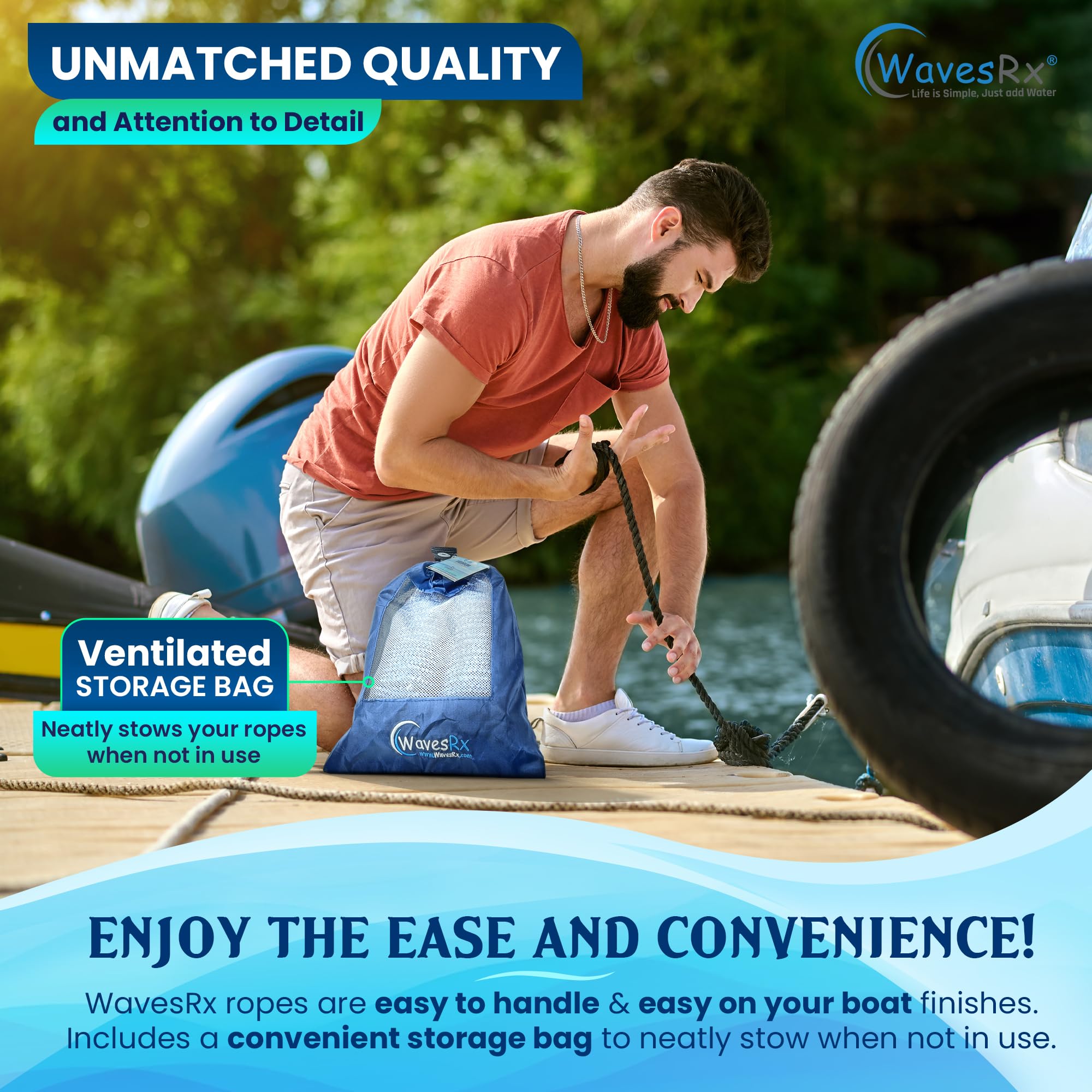 5/8” X 25’ PREMIUM DOCK LINE