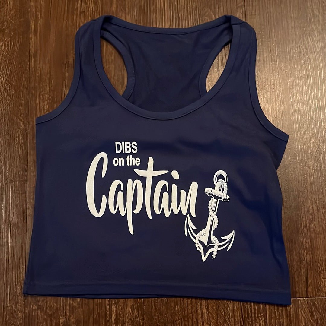 Dibs On The Captain // Crop Top