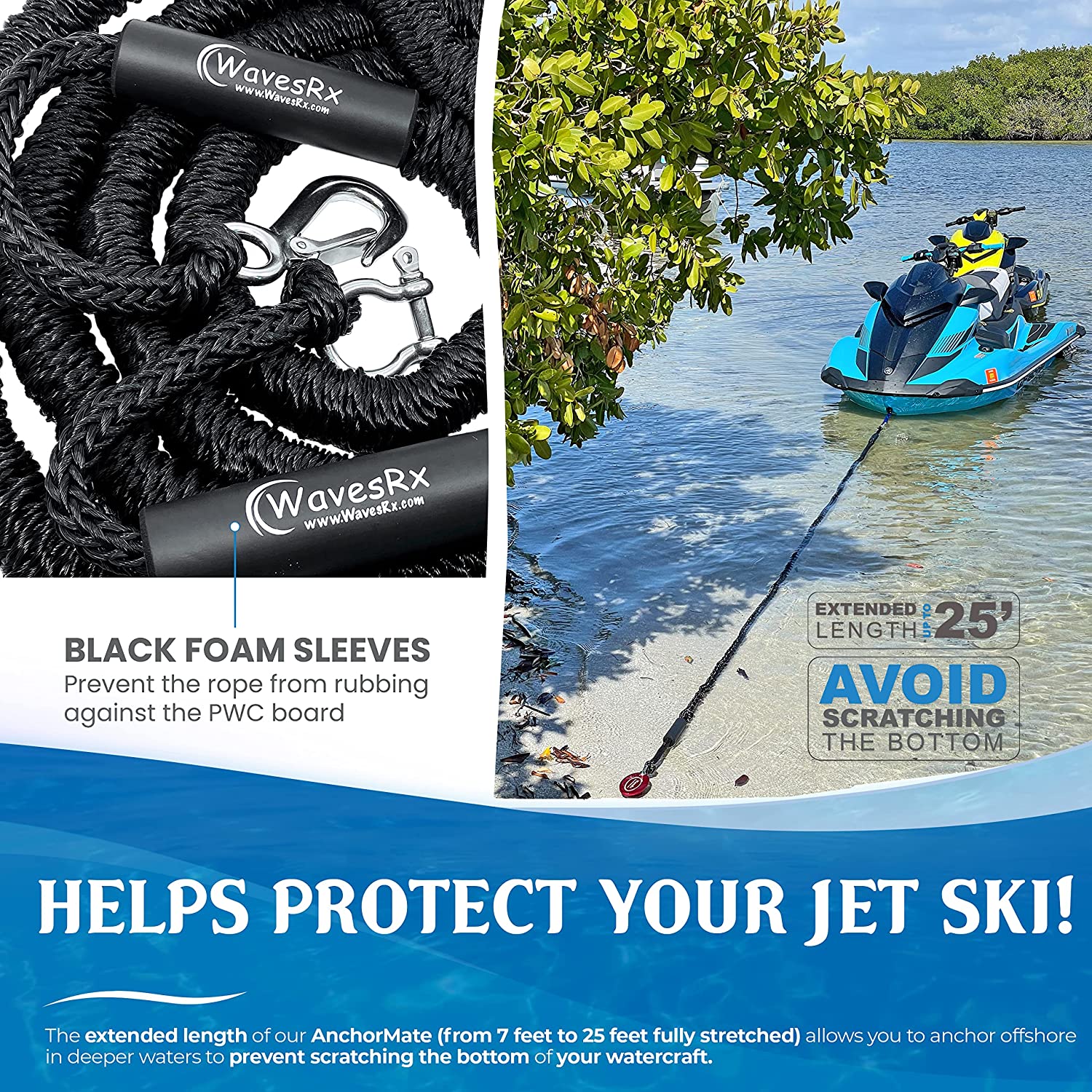 7'-25' ANCHORMATE BUNGEES