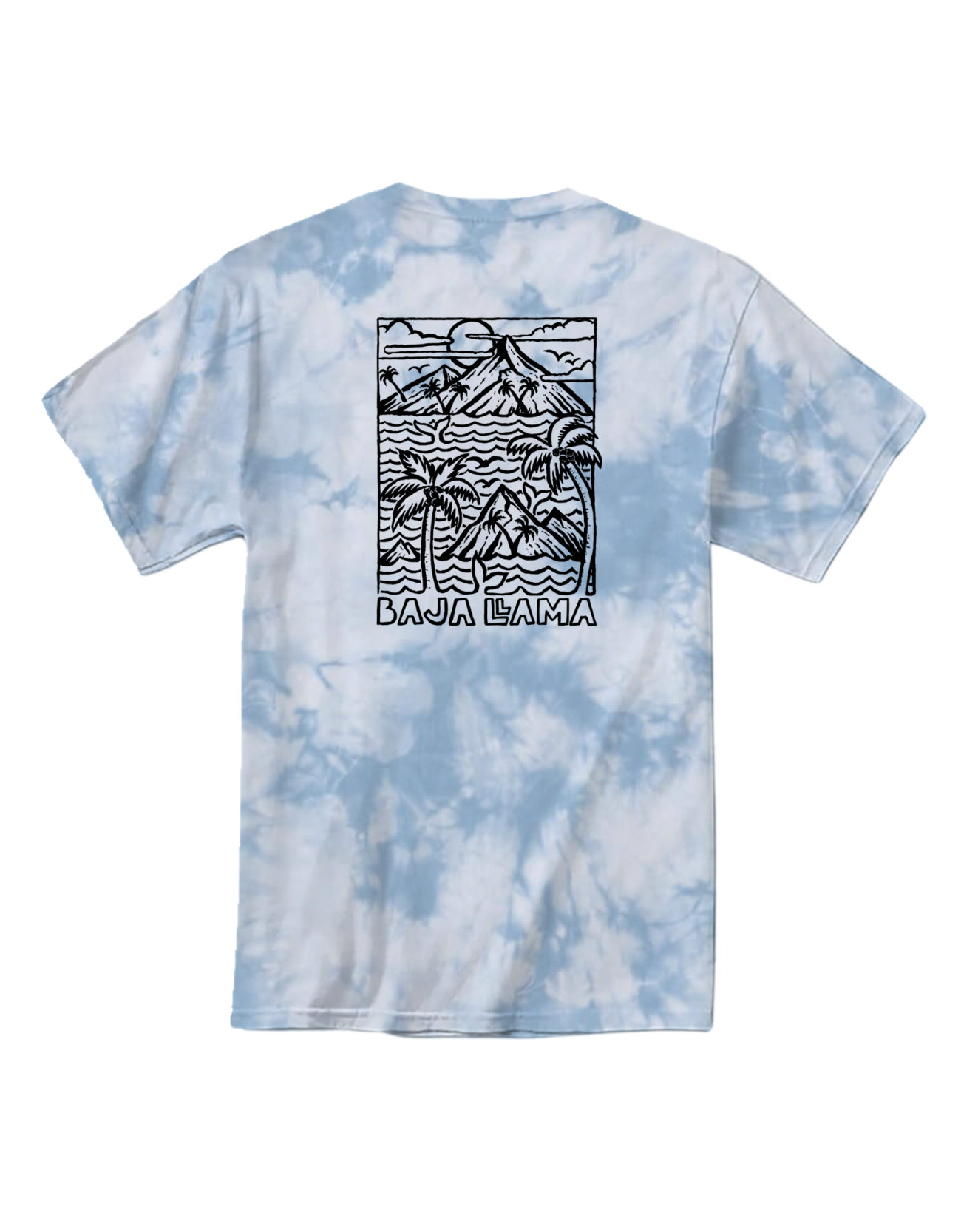 WAVY DAYZ - BLUE TIE DYE PRIMO GRAPHIC TEE