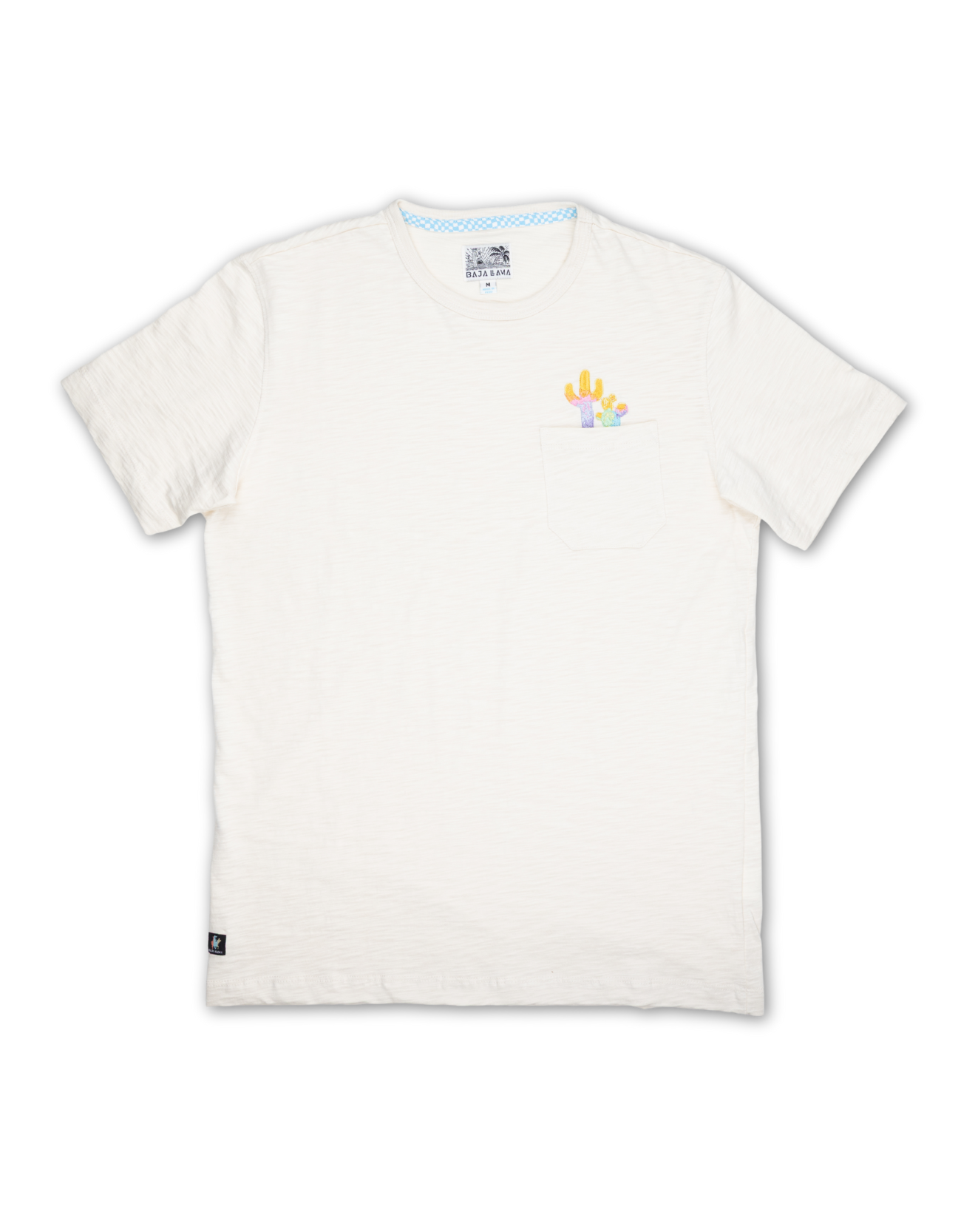 COLORFUL CACTUS - SLUB PIMA POCKET TEE
