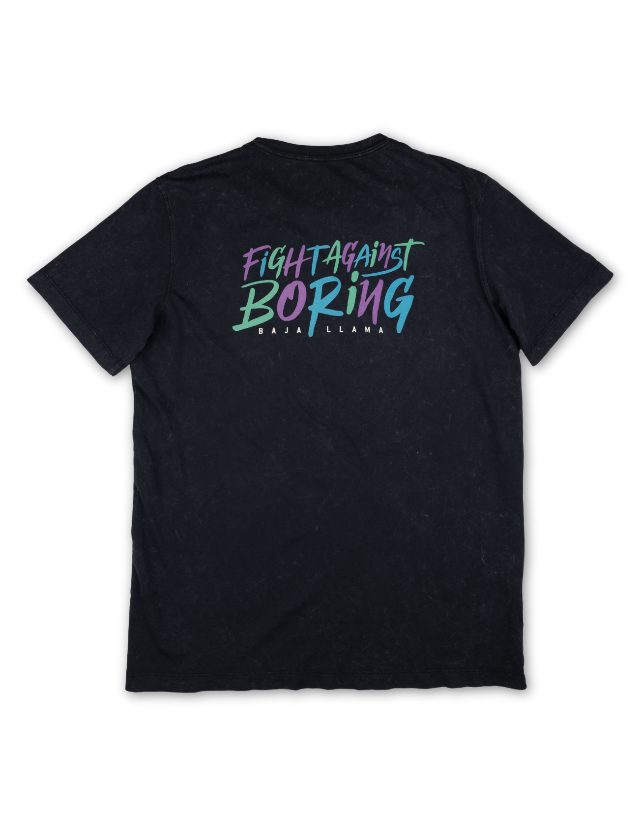 FIGHT AGAINST BORING RETRO BLACK - PRIMO GRAPHIC TEE