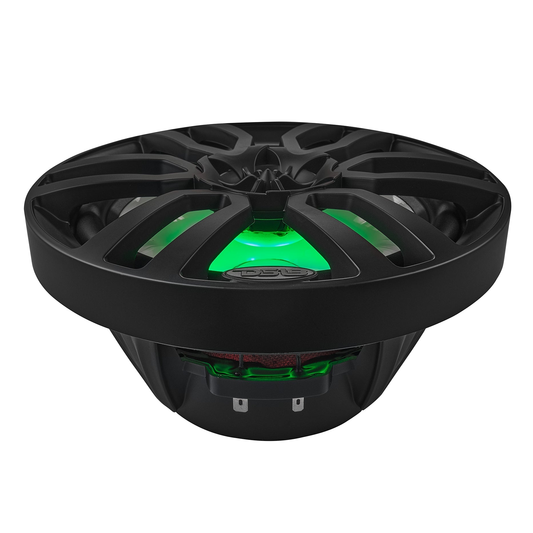 NXL 8" 2-Way Coaxial Marine Speaker With LED RGB Lights 125 Watts Rms 4-Ohm - Black