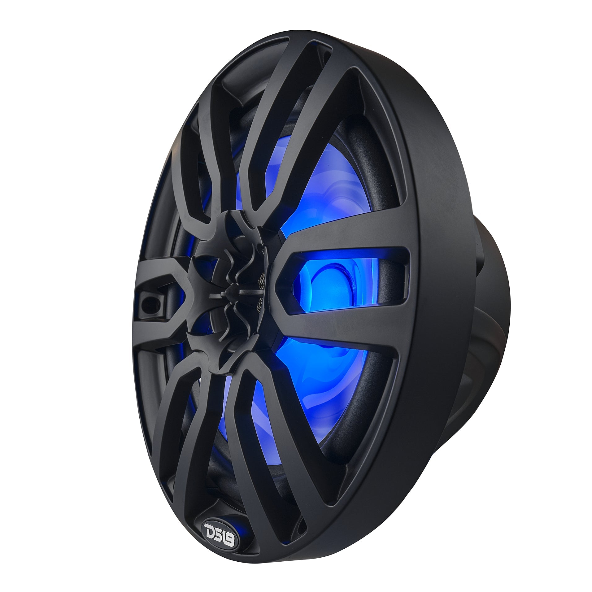 NXL 8" 2-Way Coaxial Marine Speaker With LED RGB Lights 125 Watts Rms 4-Ohm - Black