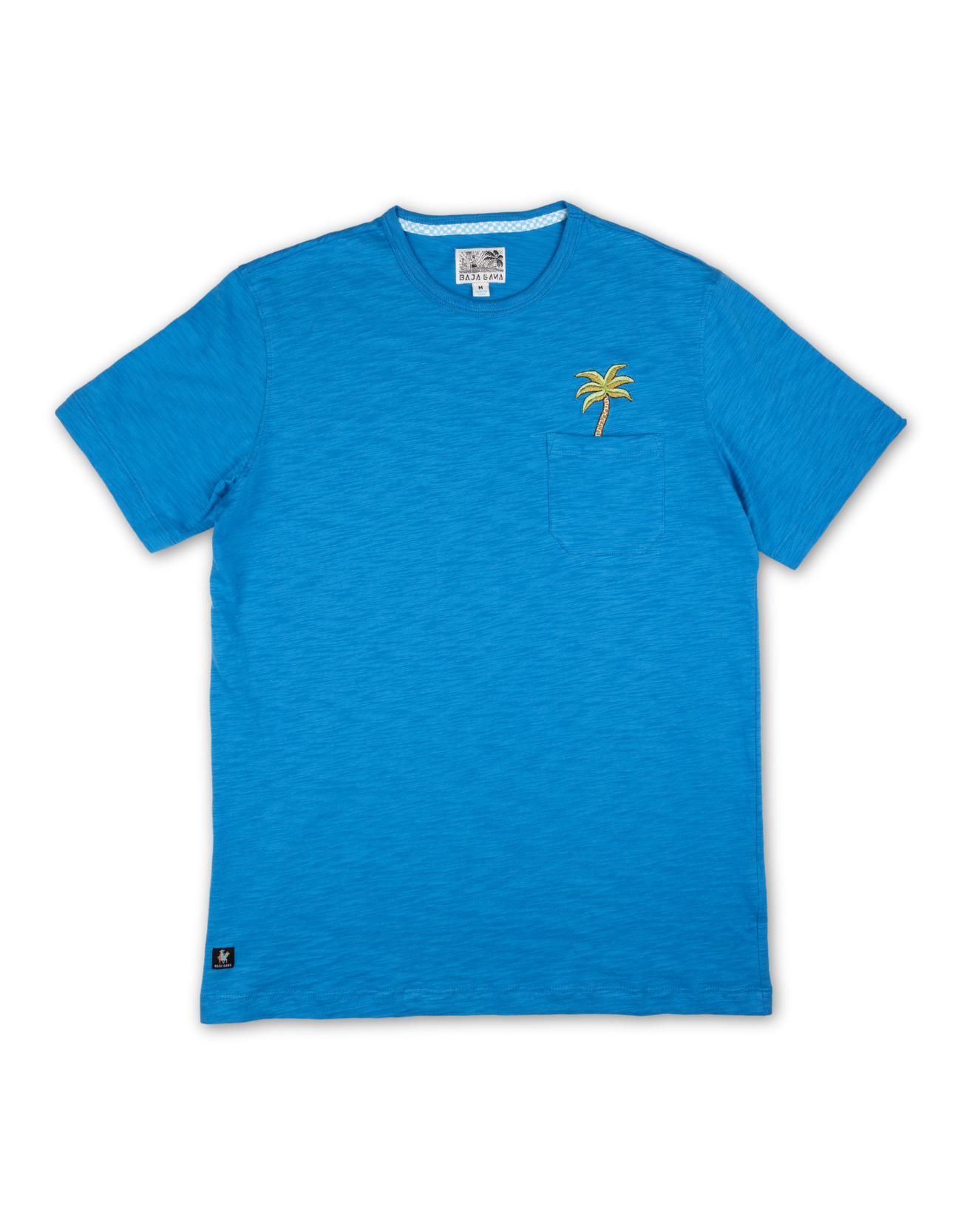 PALM TREE - SLUB PIMA POCKET TEE