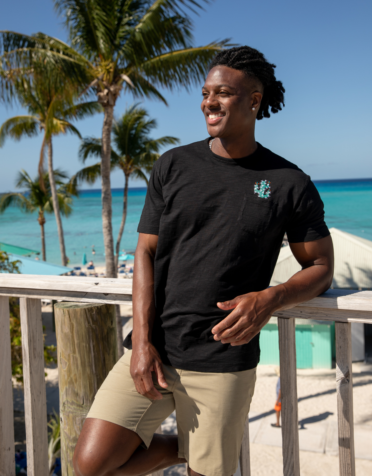 CACTUS - SLUB PIMA POCKET TEE