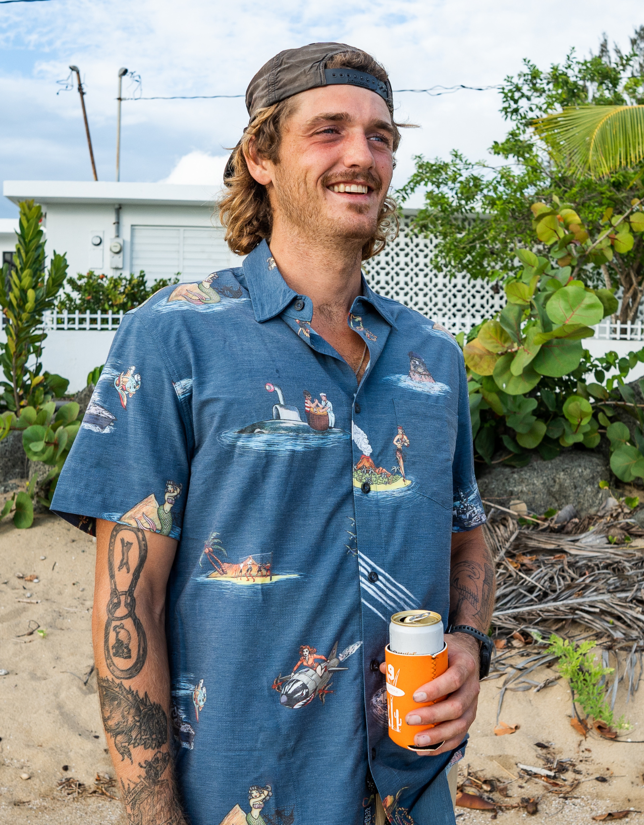 SAILOR STORIES - NAVY VAGABOND™ BUTTON UP