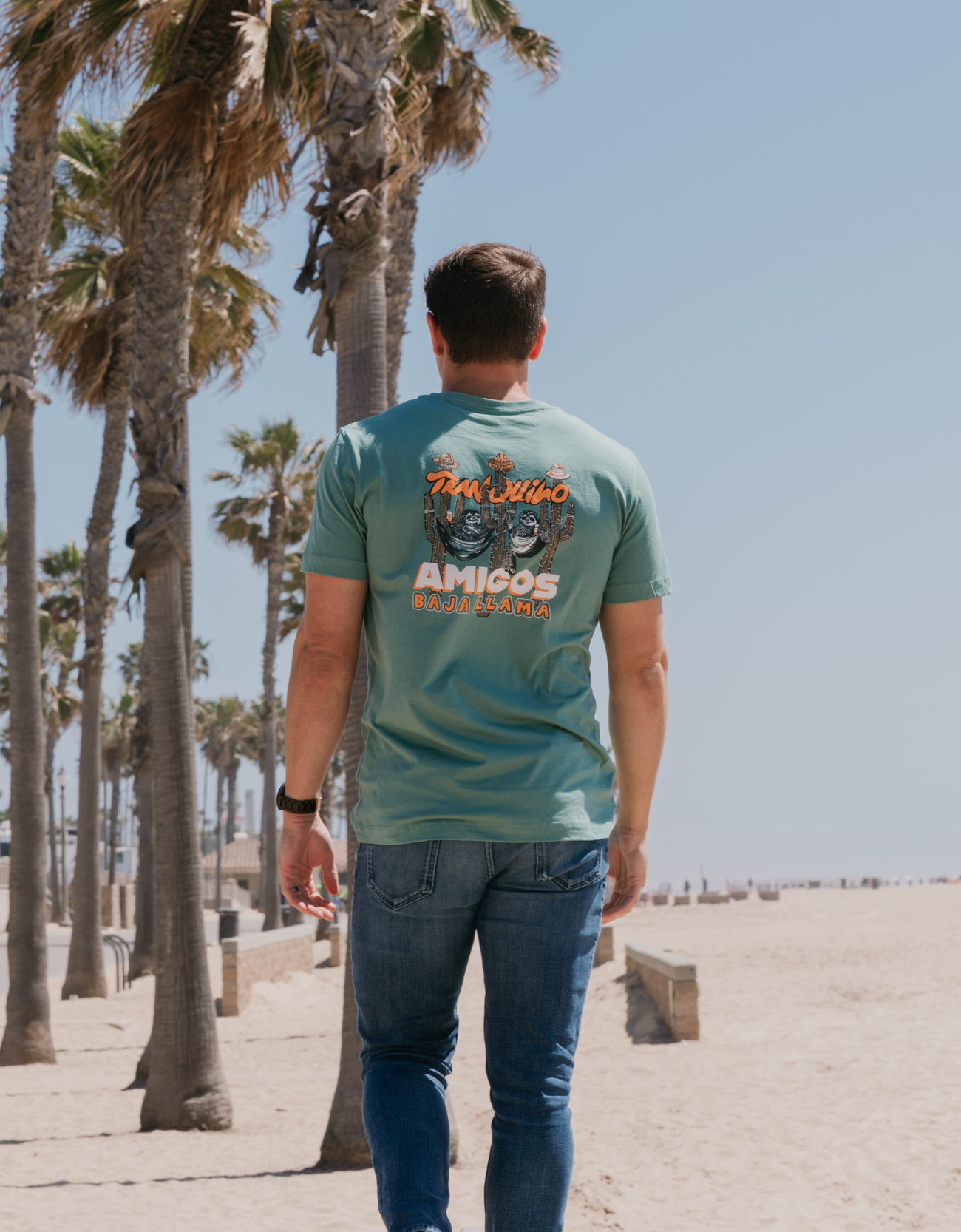 TRANQUILO AMIGOS - GREEN PRIMO GRAPHIC TEE