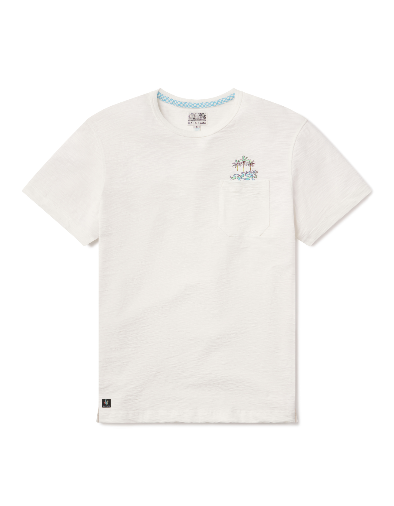 PALMY WAVES - SLUB PIMA POCKET TEE
