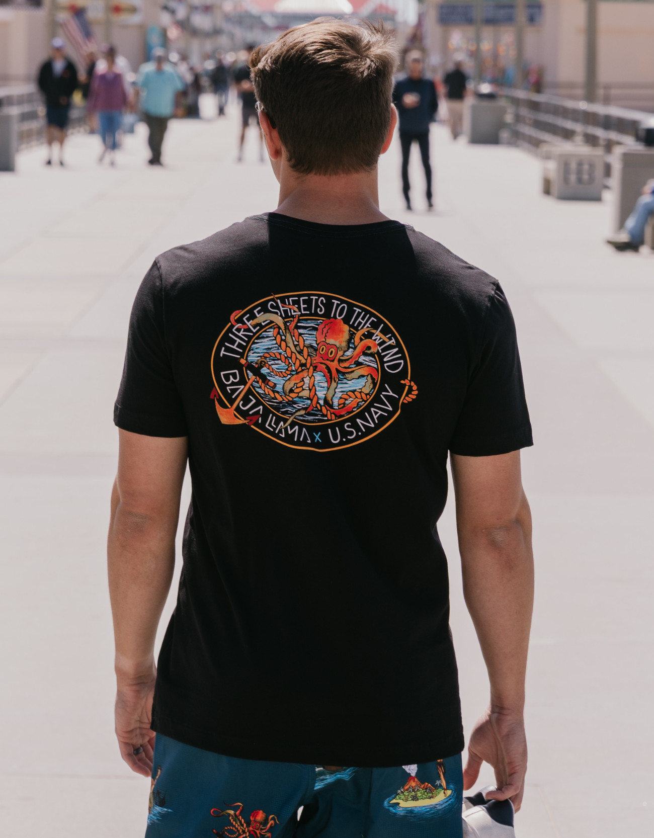 SAILOR STORIES OCTOPUS - BLACK PRIMO GRAPHIC TEE