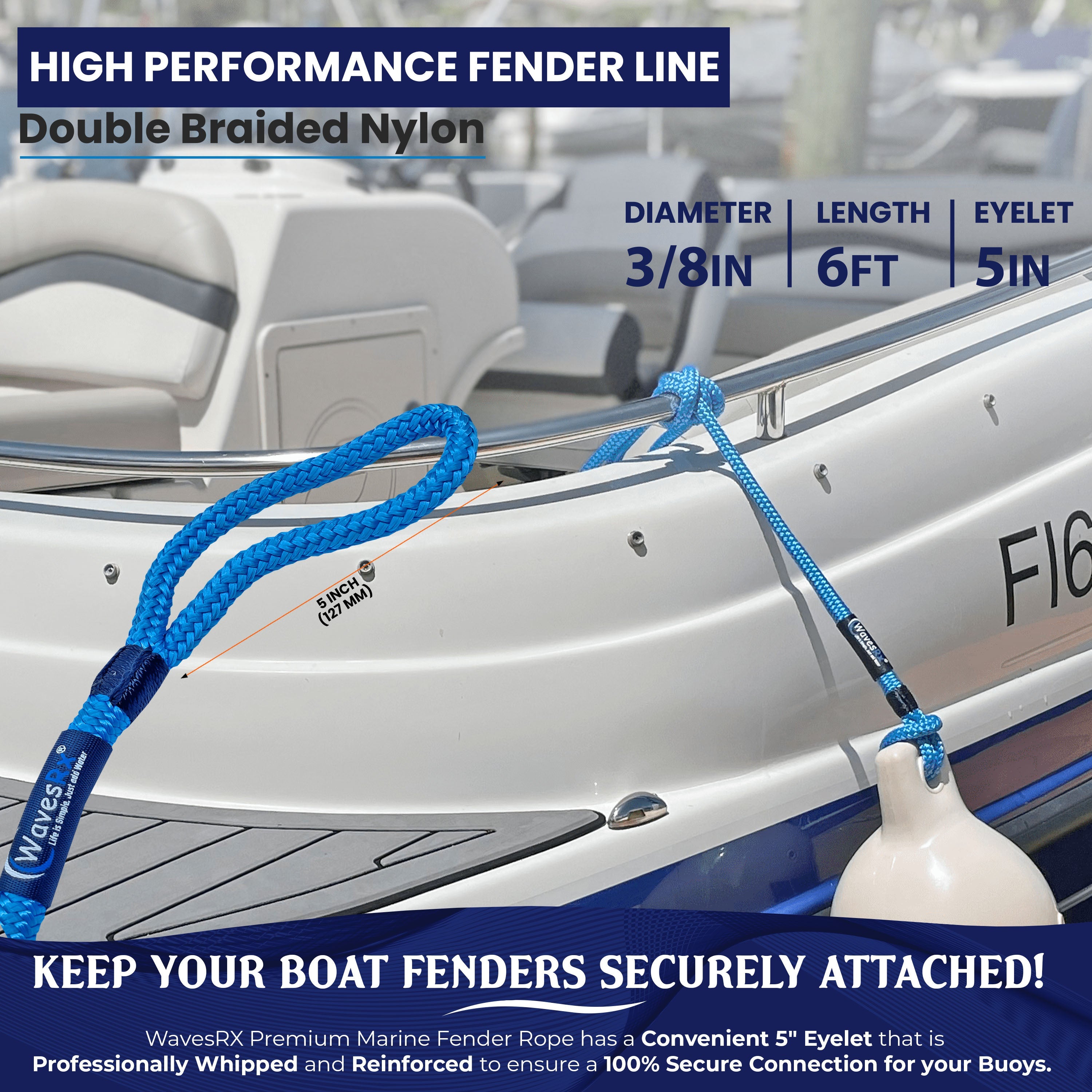 3/8” X 6’ PREMIUM FENDER LINE