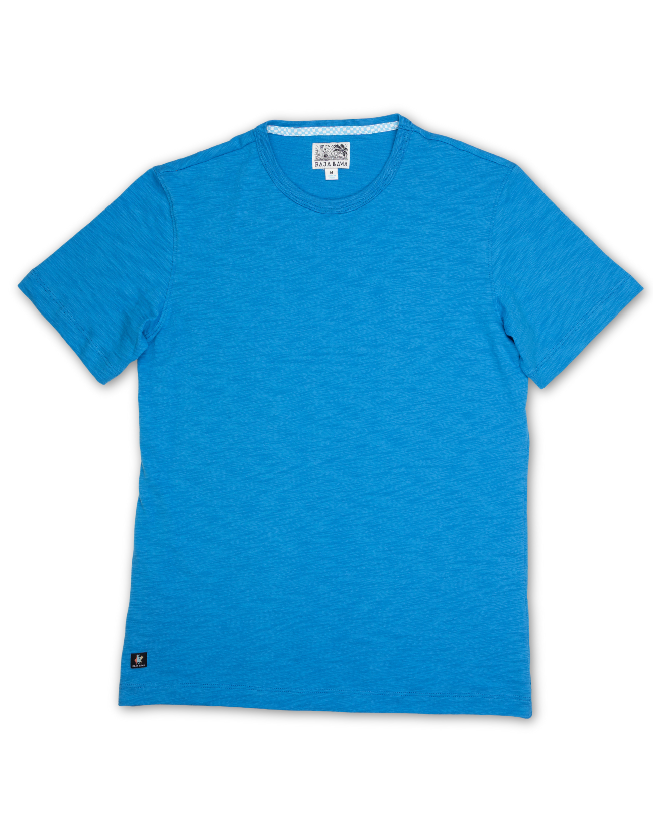 SOLID BLUE - SLUB PIMA TEE