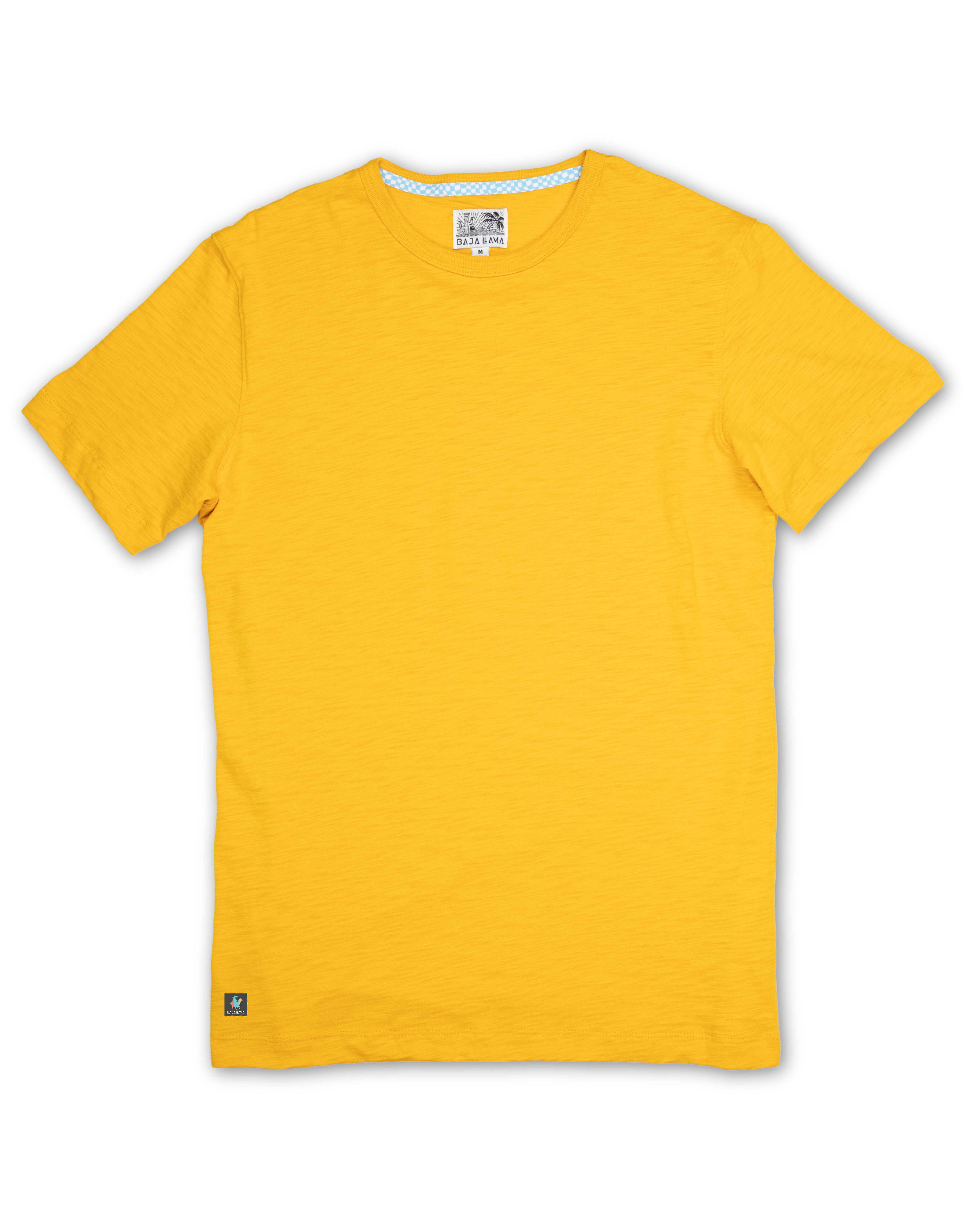 SOLID MUSTARD - SLUB PIMA TEE