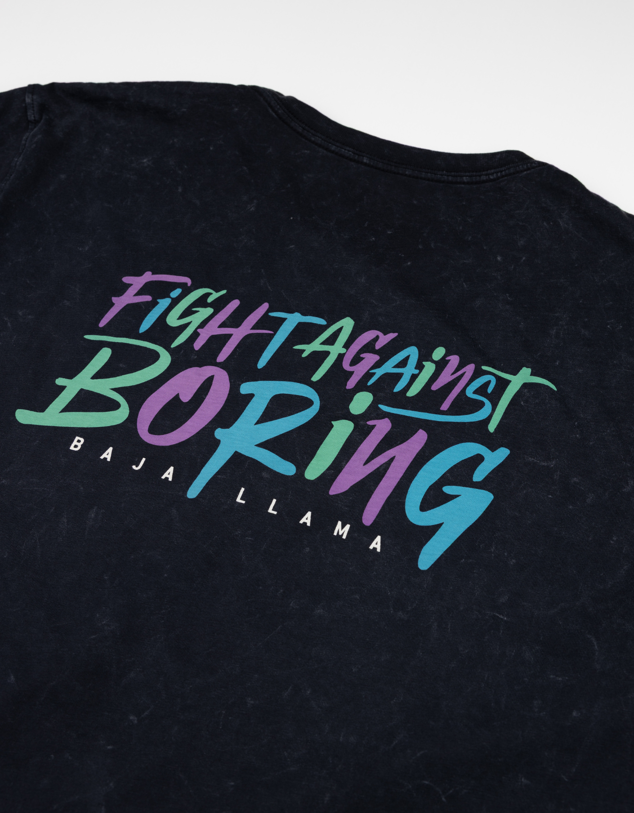 FIGHT AGAINST BORING RETRO BLACK - PRIMO GRAPHIC TEE