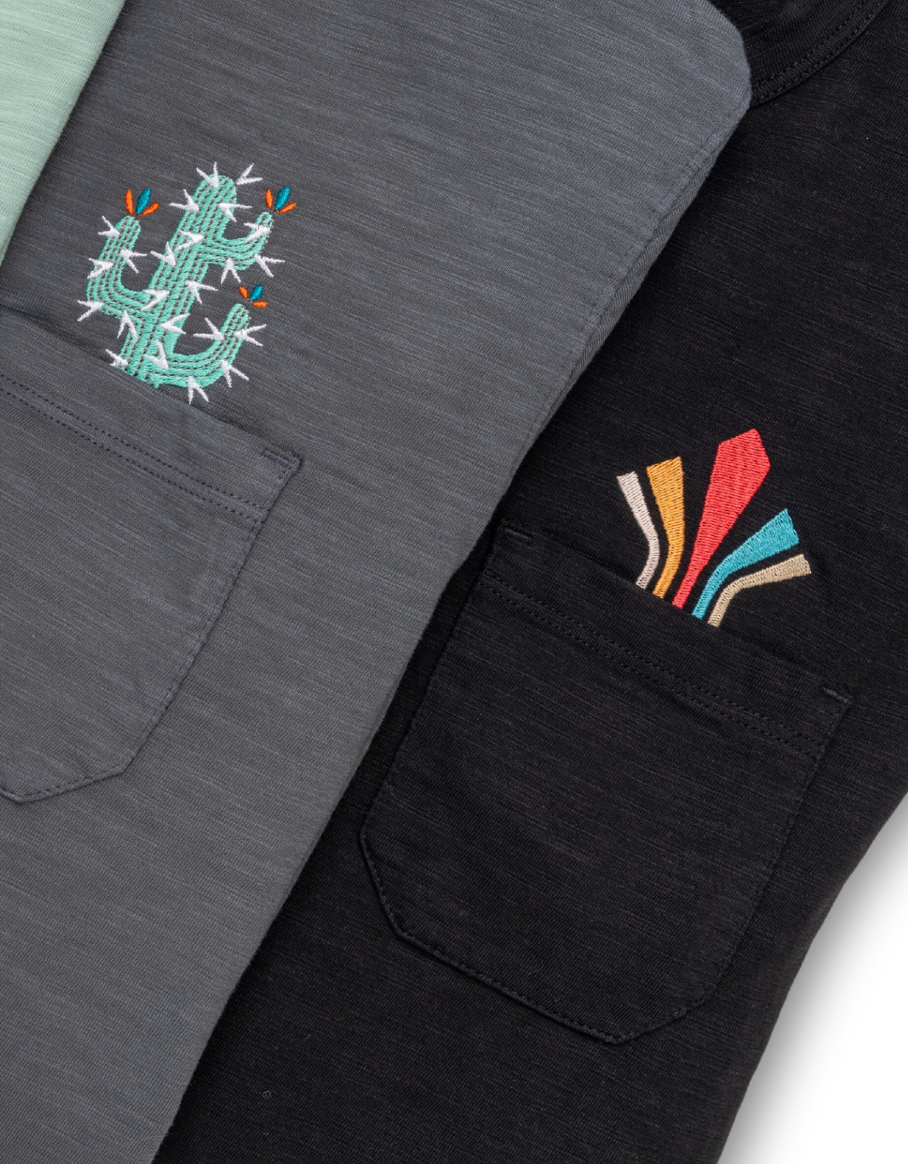 RETRO LEAGUE - SLUB PIMA POCKET TEE