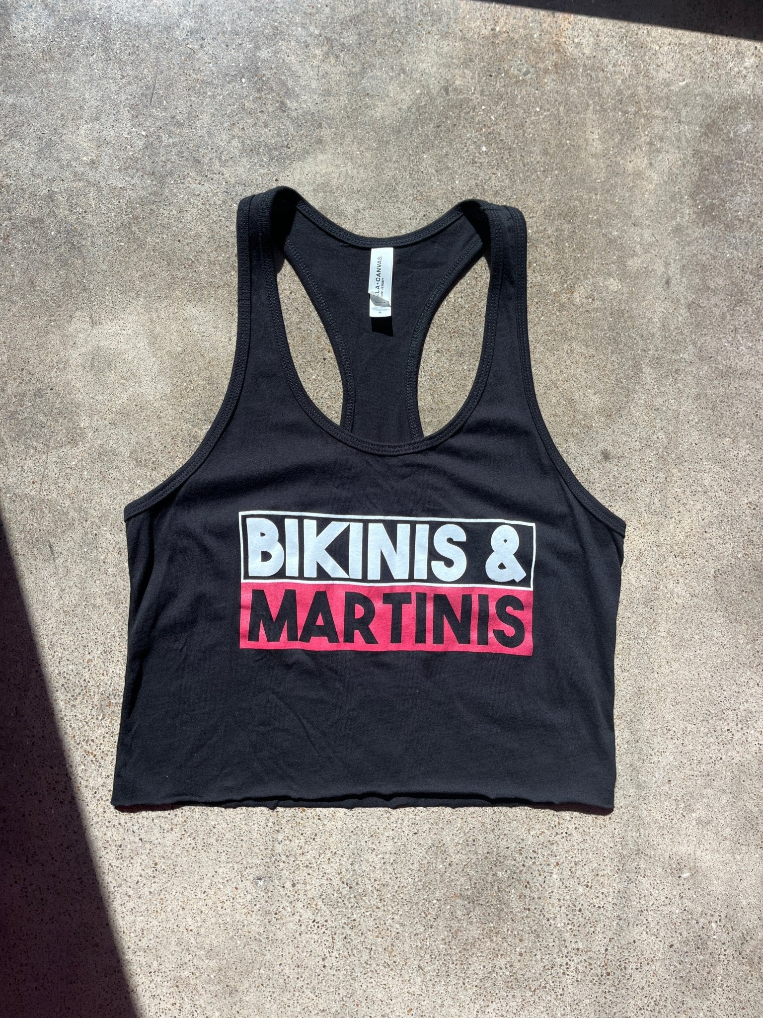 Bikinis and Martinis // Crop Tank Top