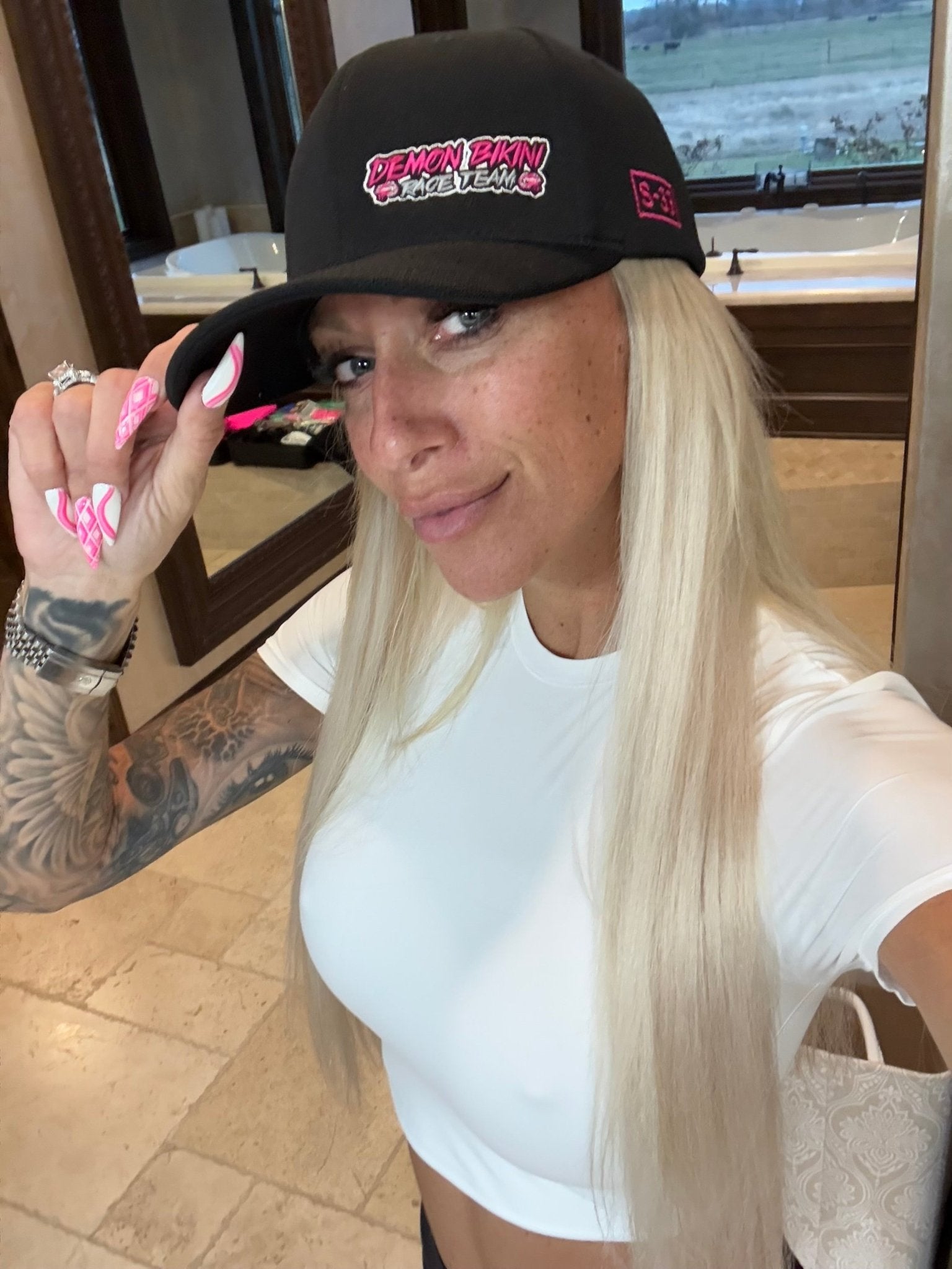 Demon Bikini Race Team Flexfit Hat