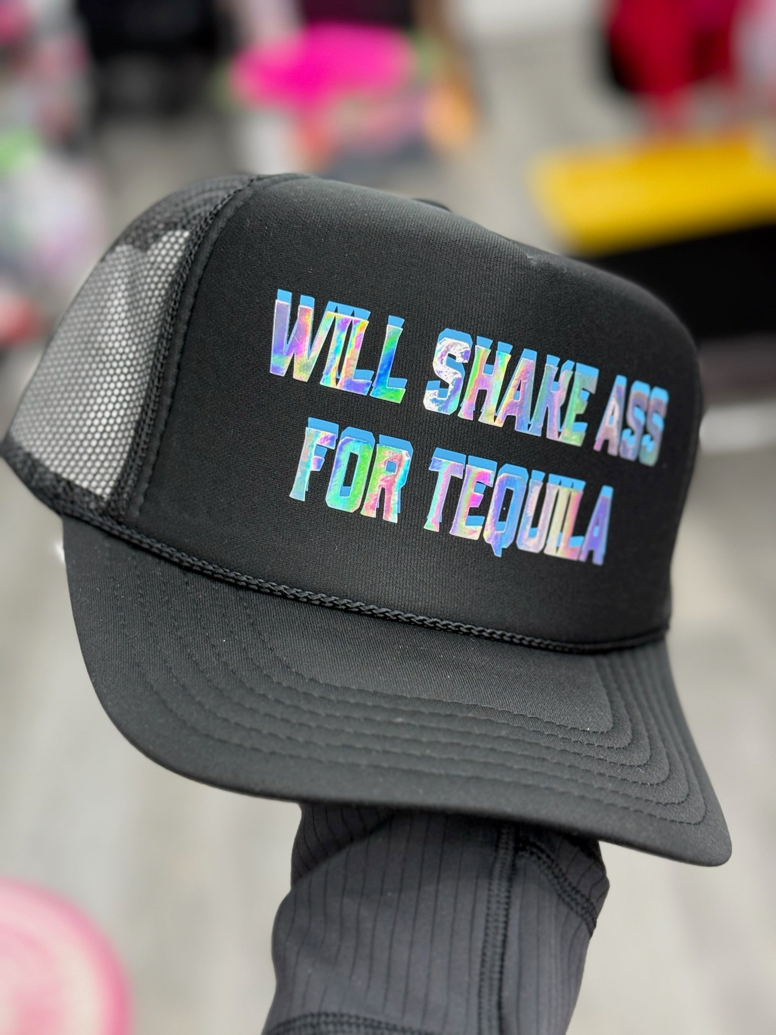 Will Shake A*s For Tequila // Trucker Hat