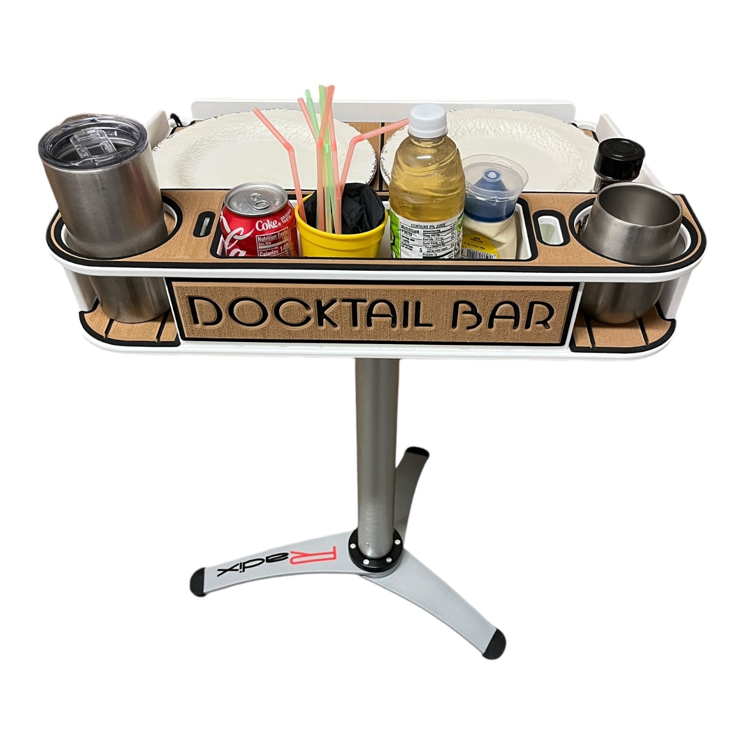 Docktail Boondocking Table - For Camping, RV's, Tailgating, Poolside, and Grill Prep