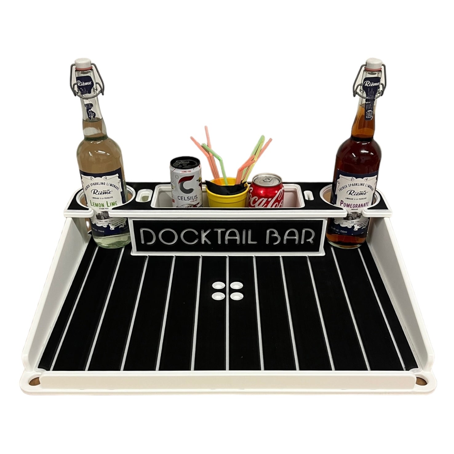 Docktail Boondocking Table - For Camping, RV's, Tailgating, Poolside, and Grill Prep