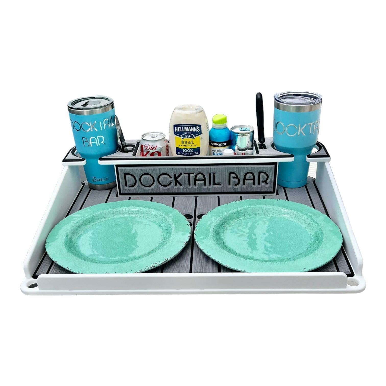 Docktail Boondocking Table - For Camping, RV's, Tailgating, Poolside, and Grill Prep