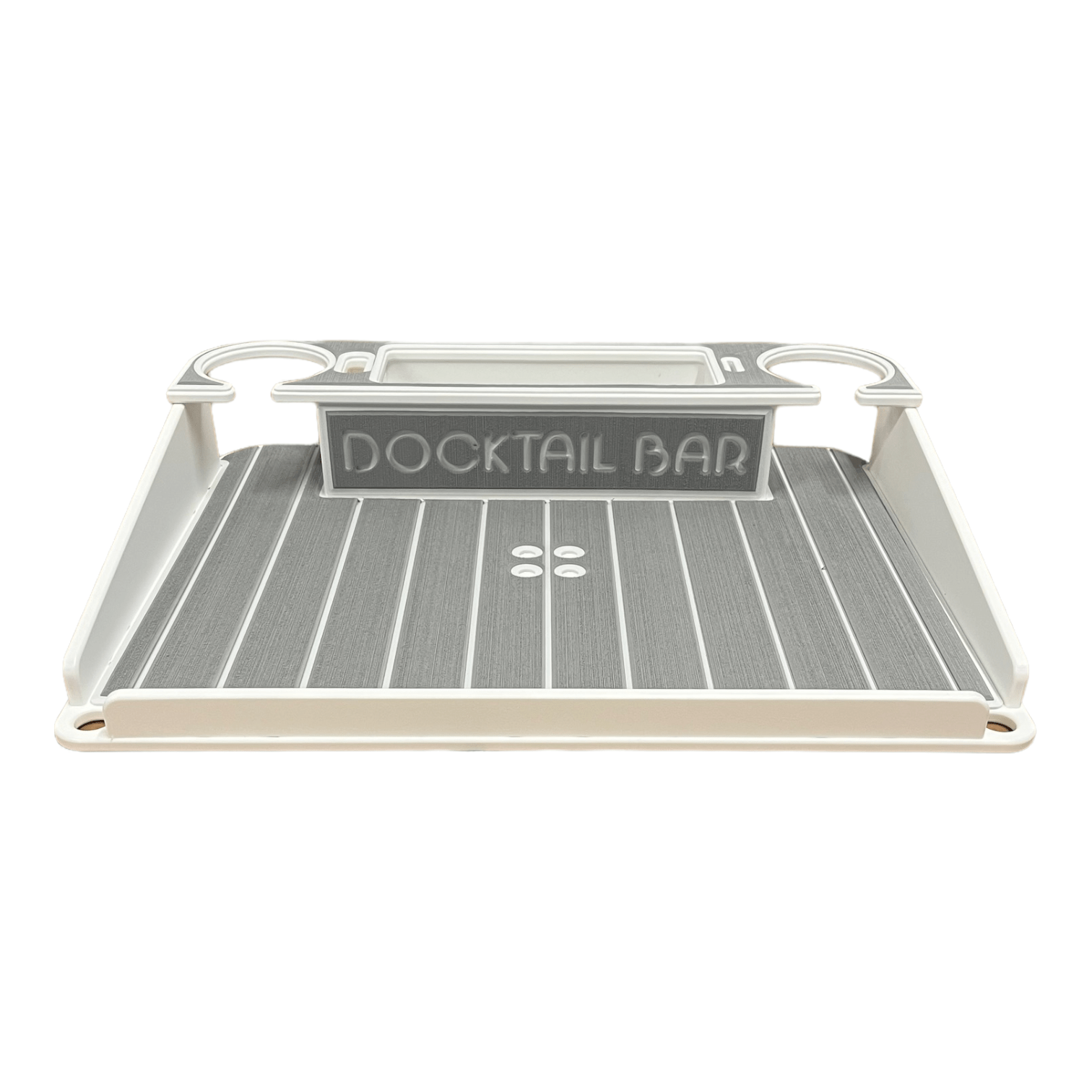 Docktail Utility Boat Table with Pedestal Table Attachment Options