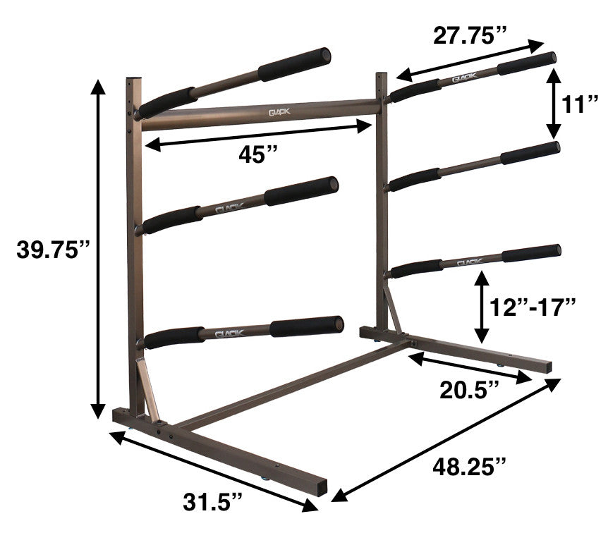 Freestanding Surfboard Floor Rack | 3 Surfboards