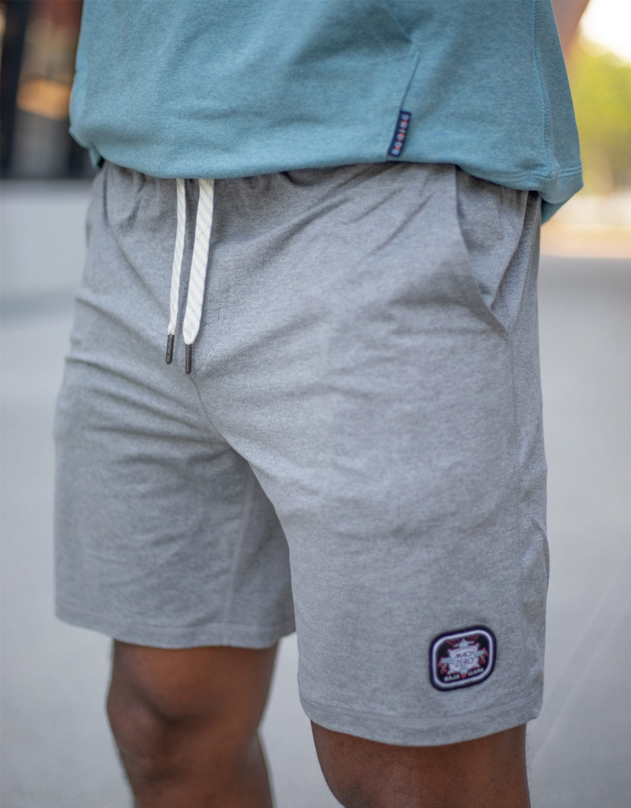 MACH ZERO LOUNGE SHORTS - GRAY