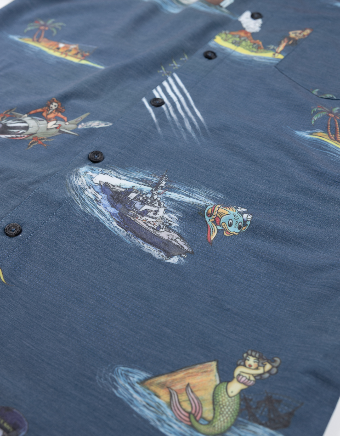 SAILOR STORIES - NAVY VAGABOND™ BUTTON UP