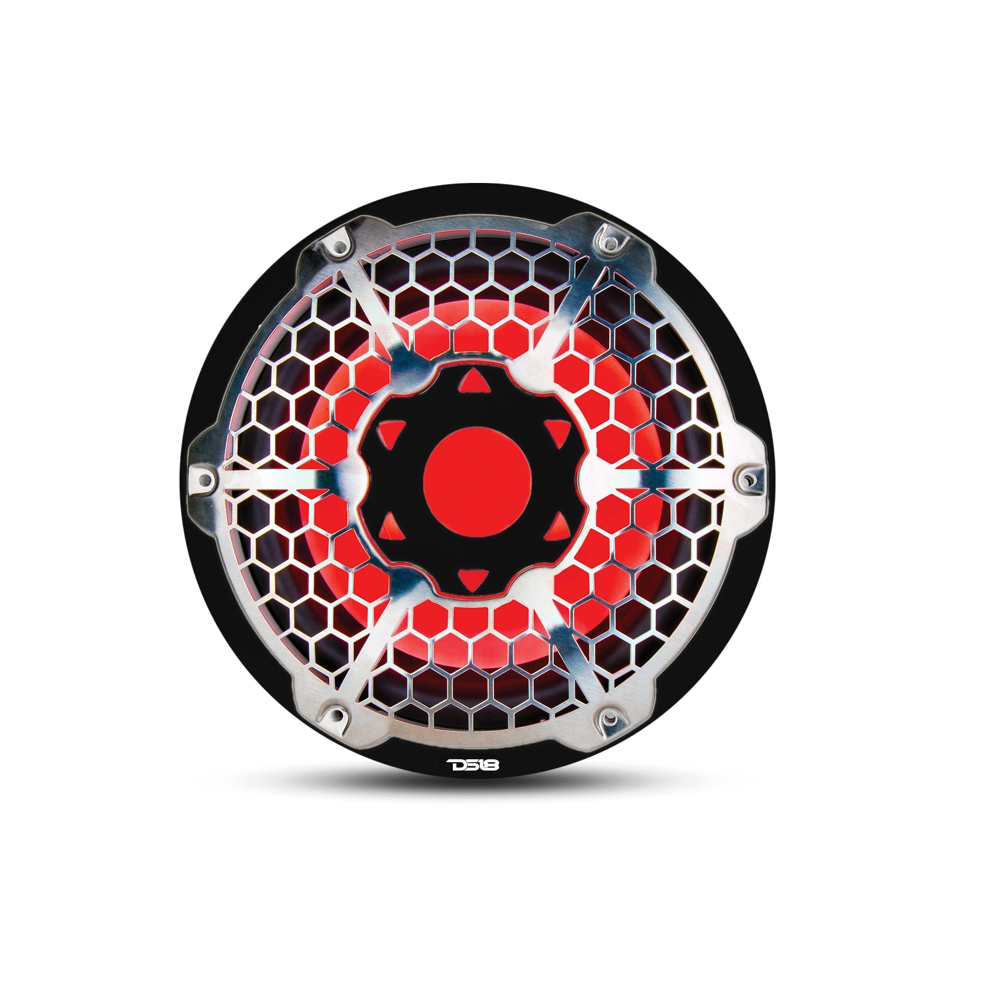 DS18 Best Marine Stereo Subwoofer Package 1 x 10” Subwoofer | 2 x 6.5” Speaker Tower | 2 x 6.5” Marine Speaker | 1 x 5 Ch Amplifier | 1 x MOFCKIT4 and 1 x LED-BTC