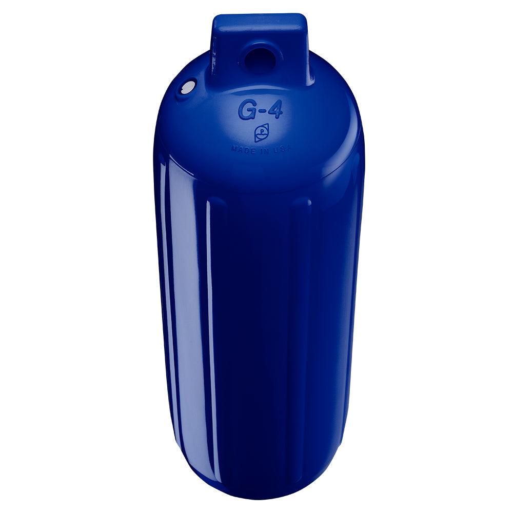 Polyform G-4 Twin Eye Fender 6.5" x 22" - Cobalt Blue w/Adapter