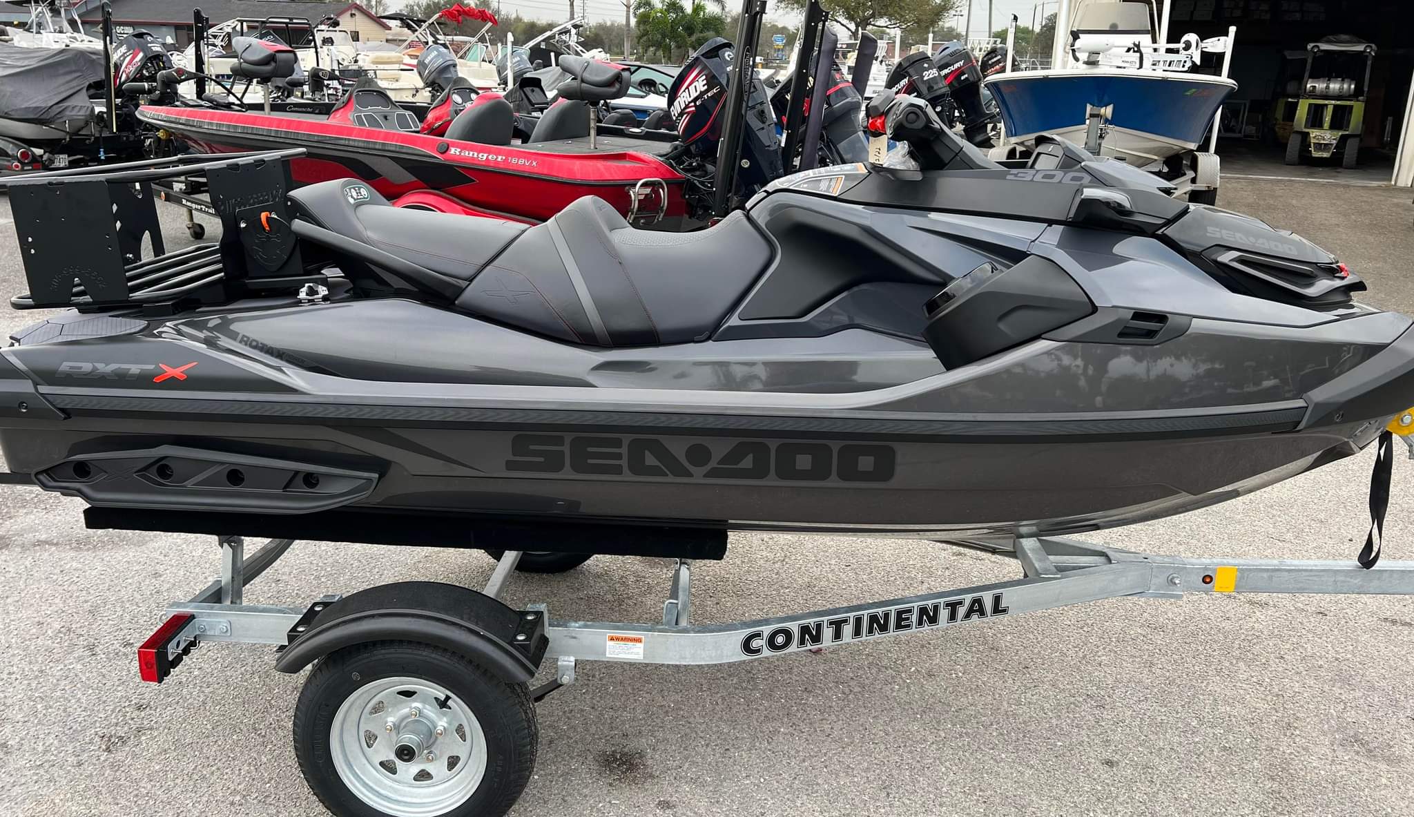 Deep Blue Cruise with LINQ system PLUS Reinforcement Base and Back Support for Sea-Doo RXT and RXTX MODELS ONLY with LINQ system 2018 -2025