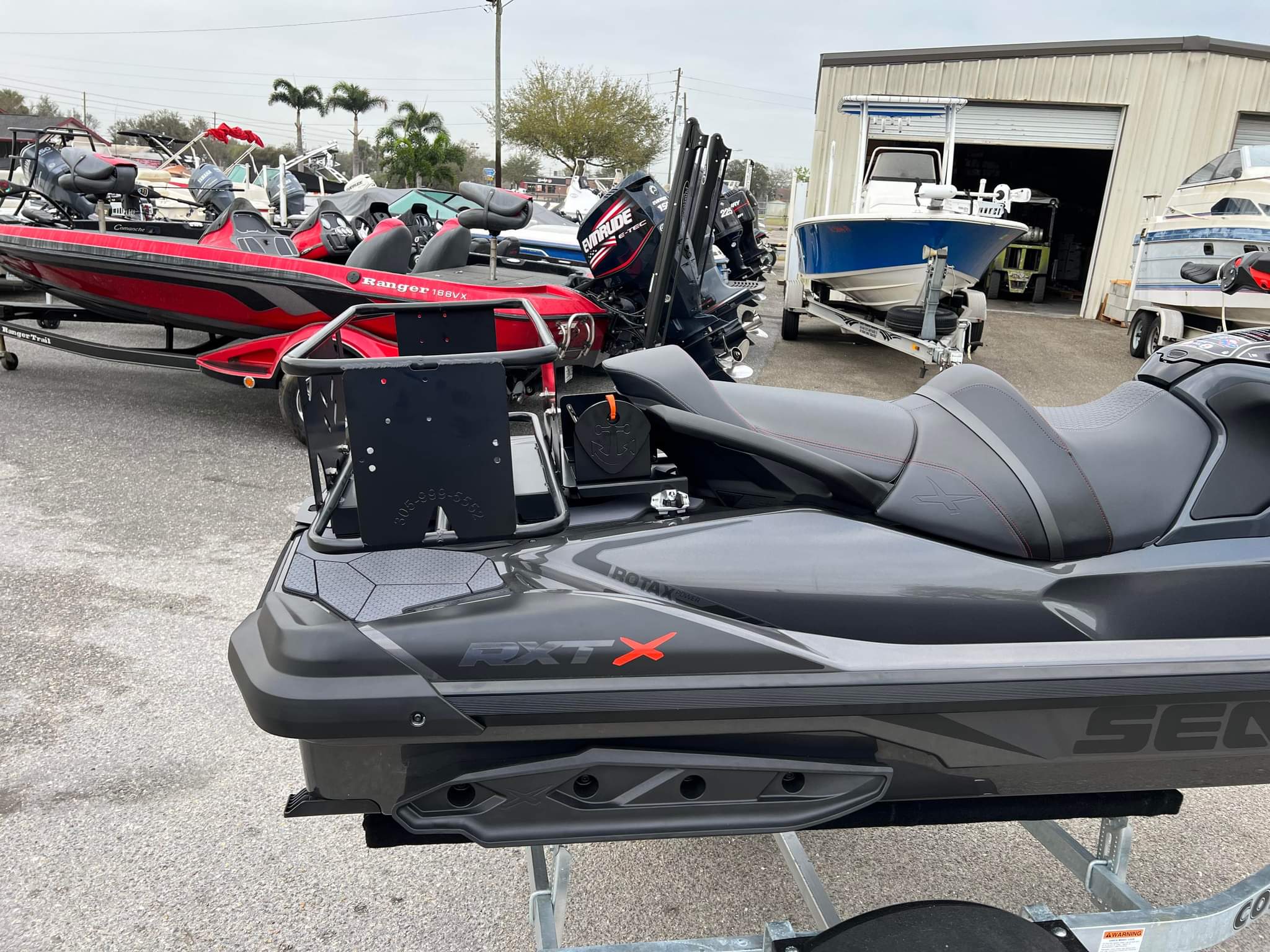 Deep Blue Cruise with LINQ system PLUS Reinforcement Base and Back Support for Sea-Doo RXT and RXTX MODELS ONLY with LINQ system 2018 -2025