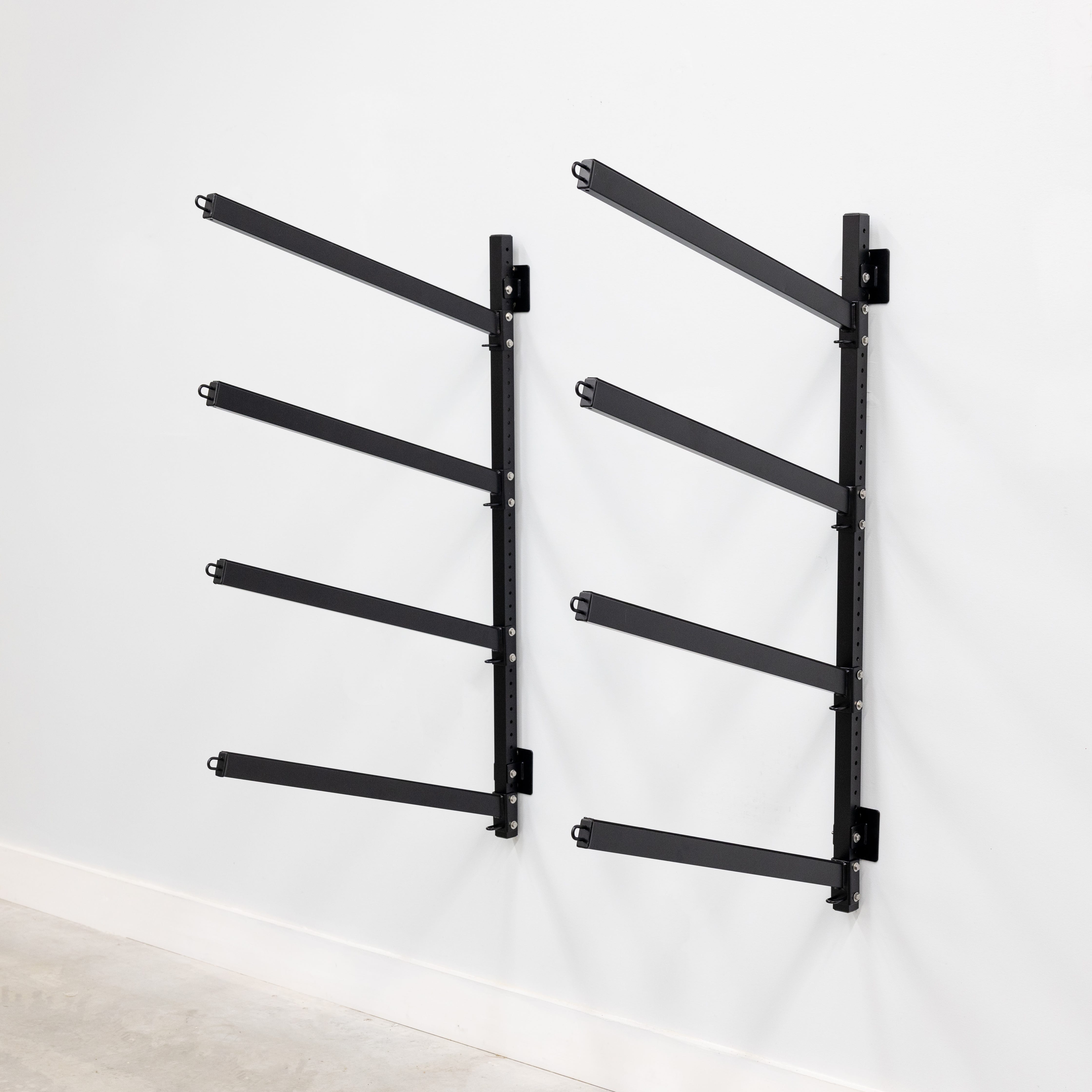 Outdoor Wall Rack |  46 Inch Adjustable Height | Kayak & SUP