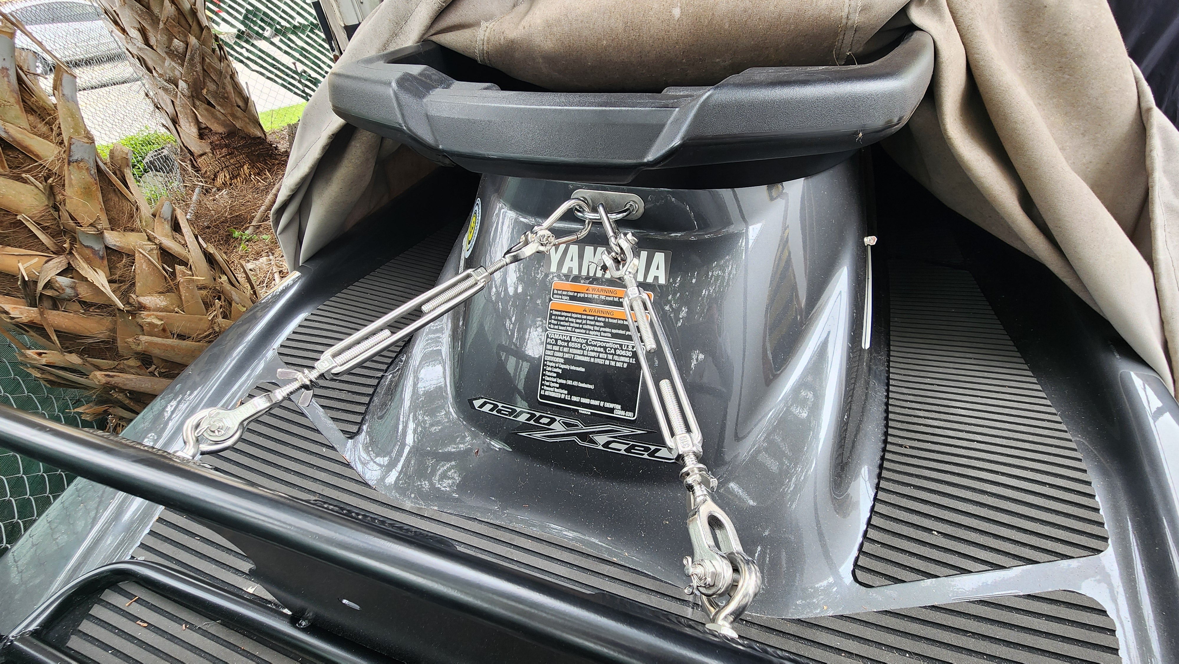 Low Profile Deep Blue Triple Rack for Yamaha FX –VX – EX – FZS - GP 2002 - 2025