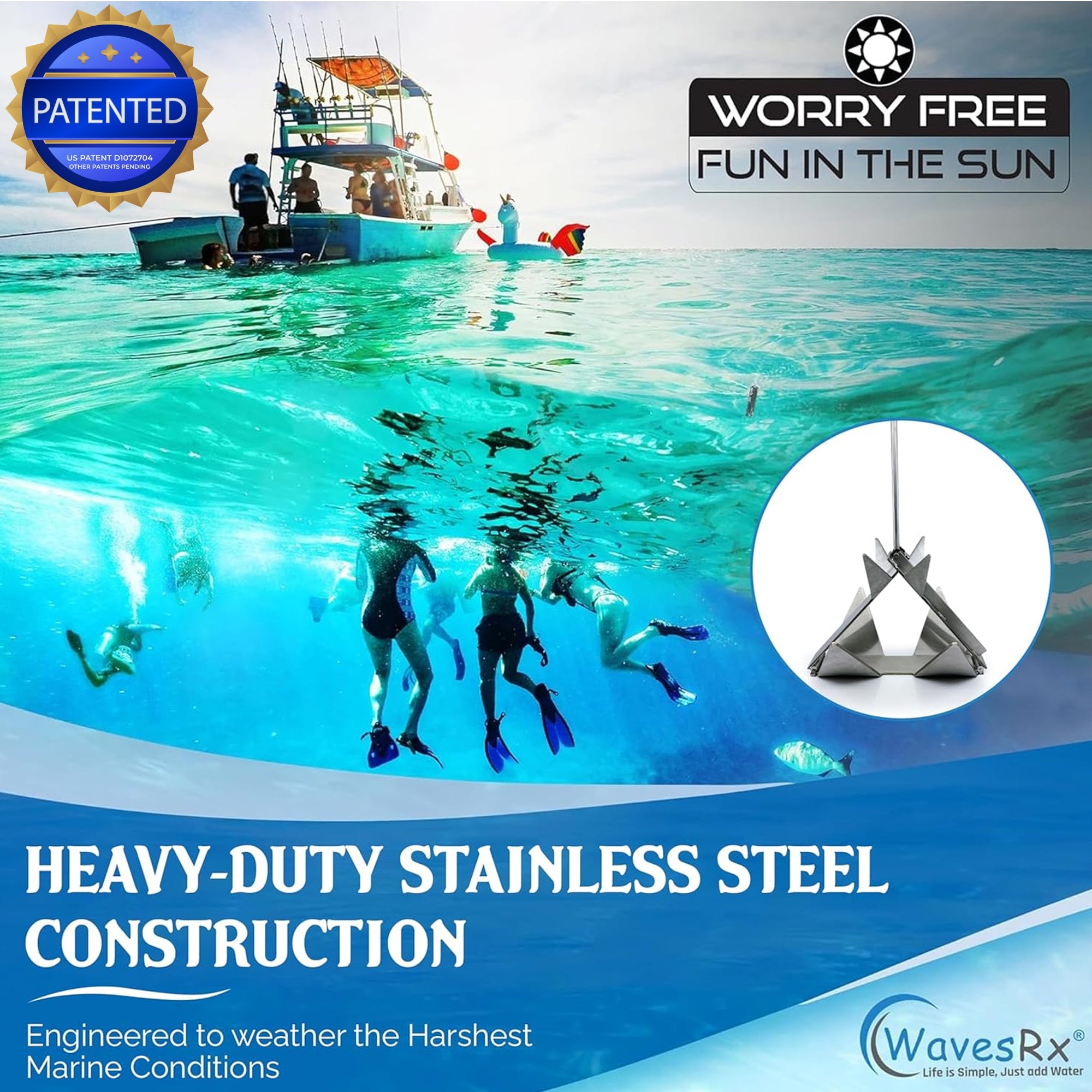 7LB FOLDING TRIANCHOR