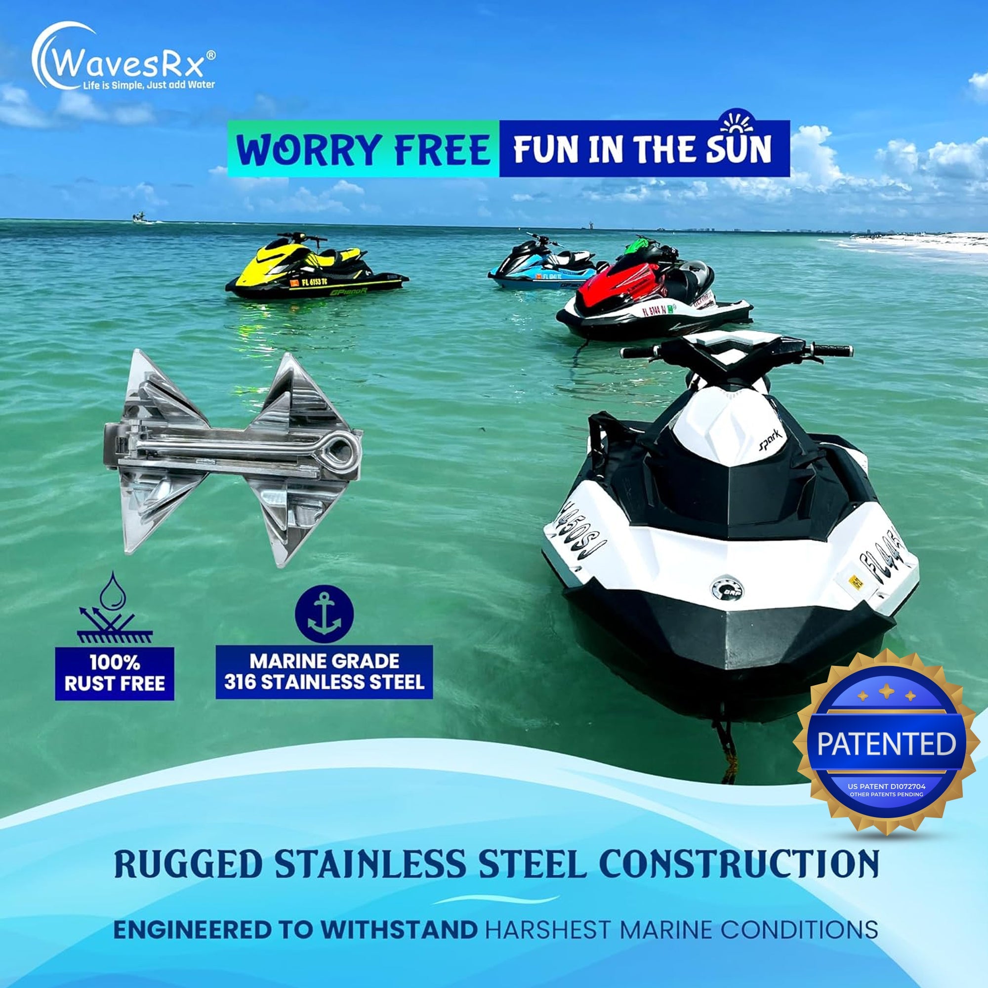 5LB FOLDING TRIANCHOR