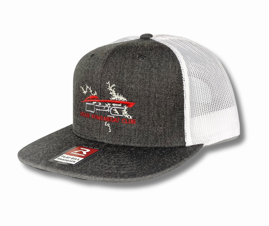 Ozark Powerboat Club Wool Trucker Cap Adjustable Snapback