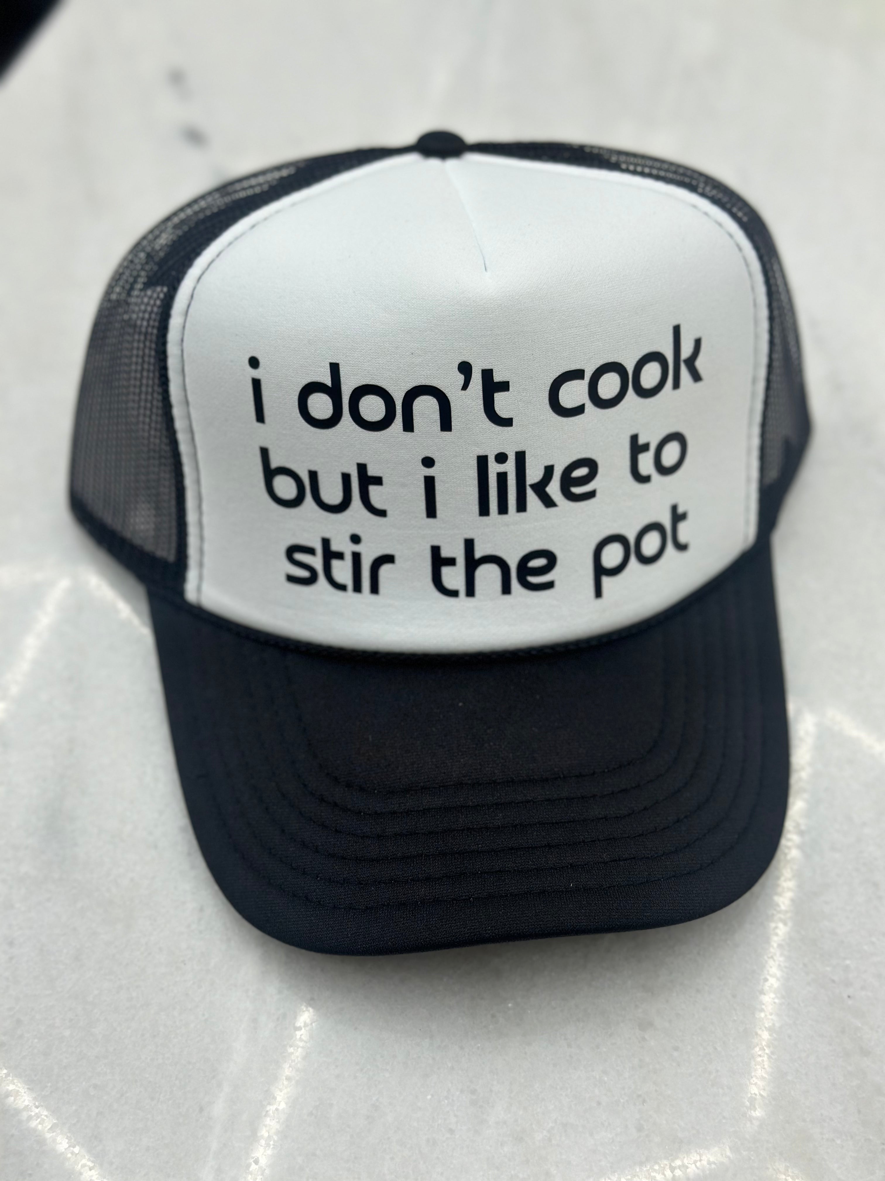 I Don’t Cook // Trucker Hat
