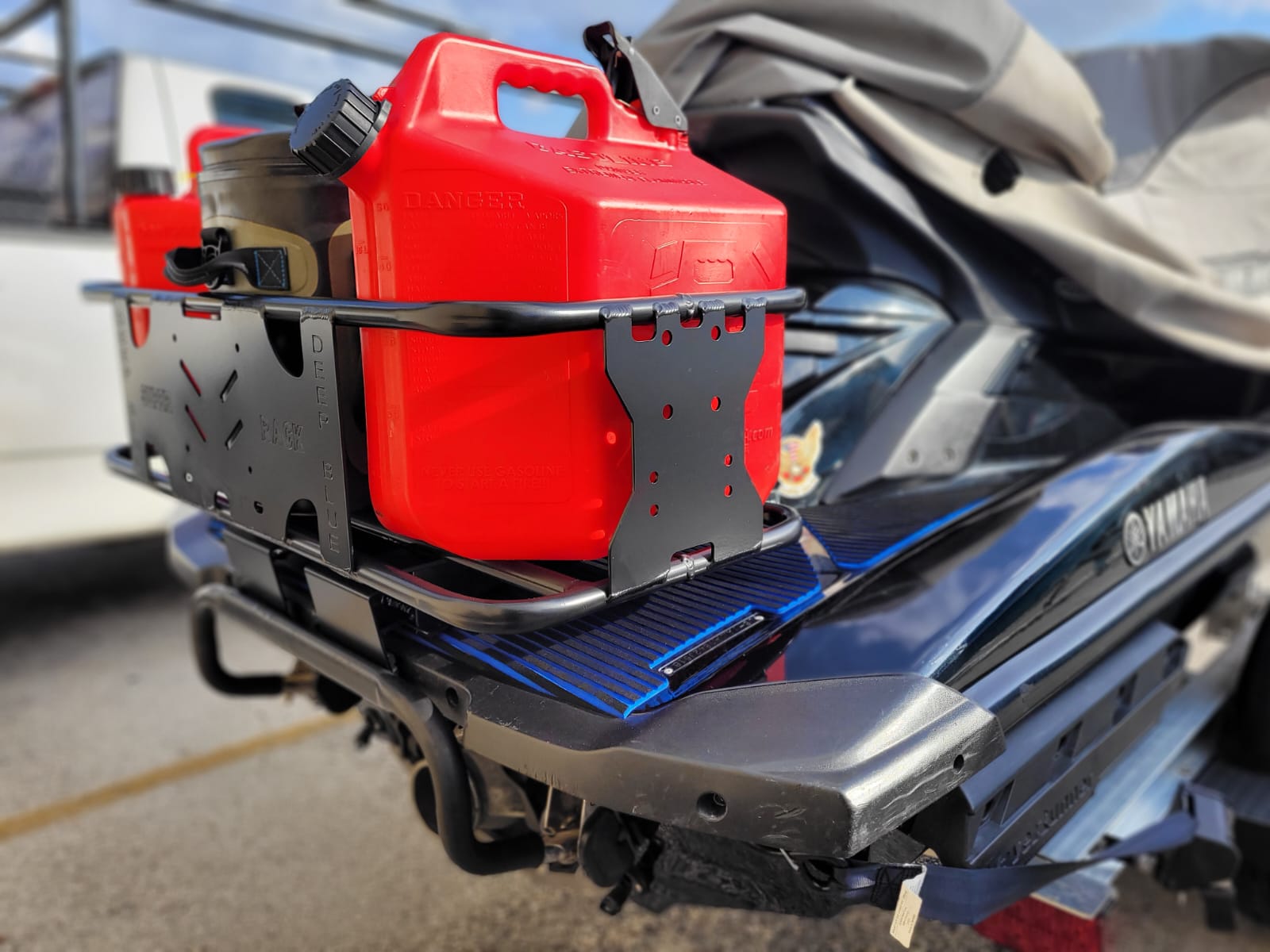 Low Profile Deep Blue Triple Rack for Yamaha FX –VX – EX – FZS - GP 2002 - 2025