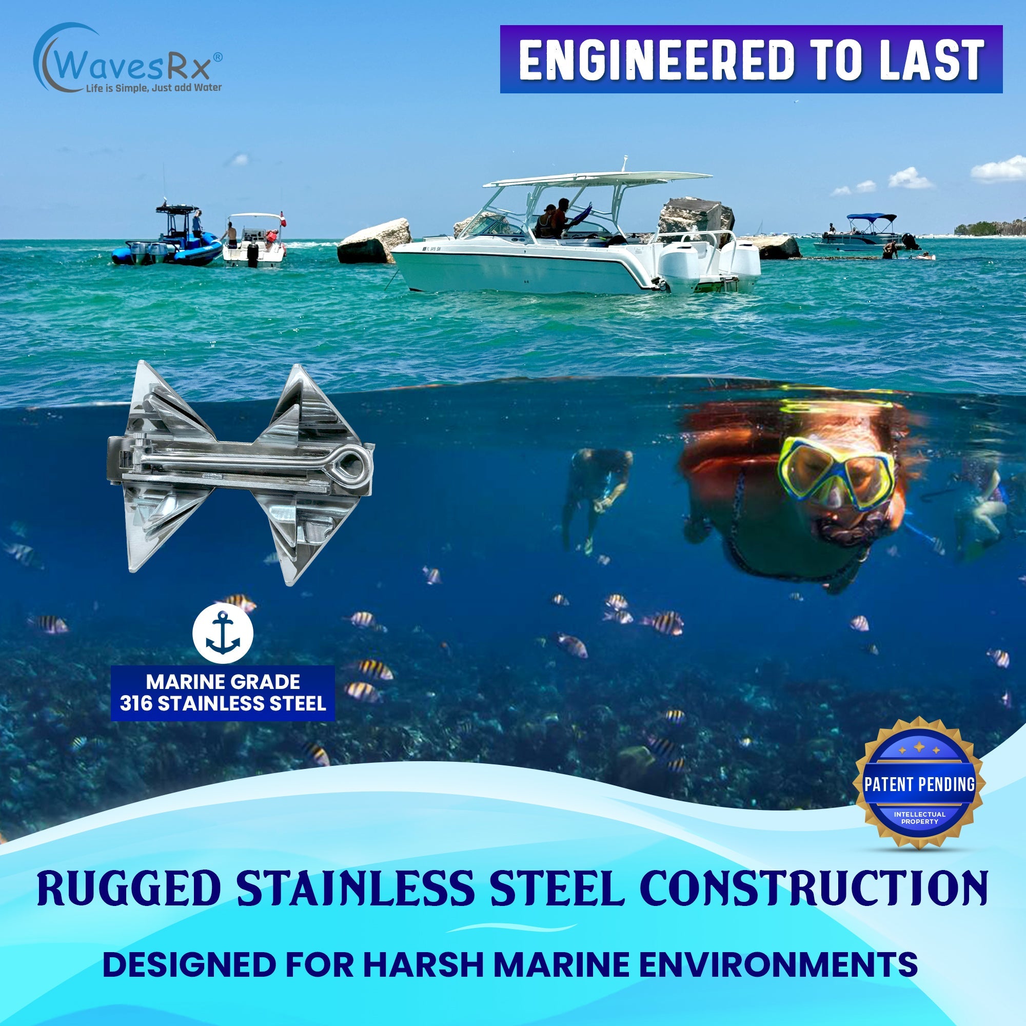 12LB FOLDING TRIANCHOR