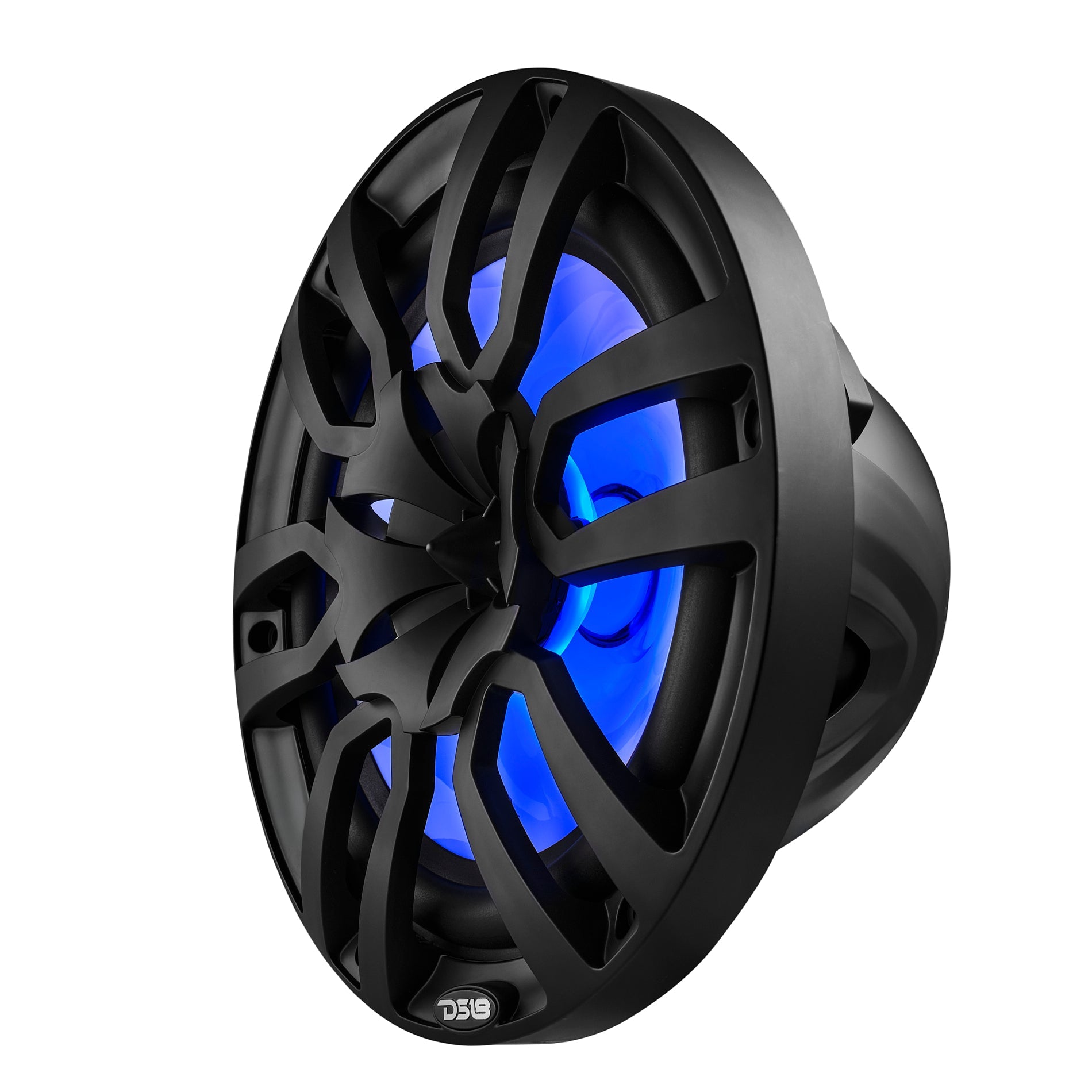NXL 10" 2-Way Coaxial Marine Speaker With LED RGB Lights 200 Watts Rms 4-Ohm - Black