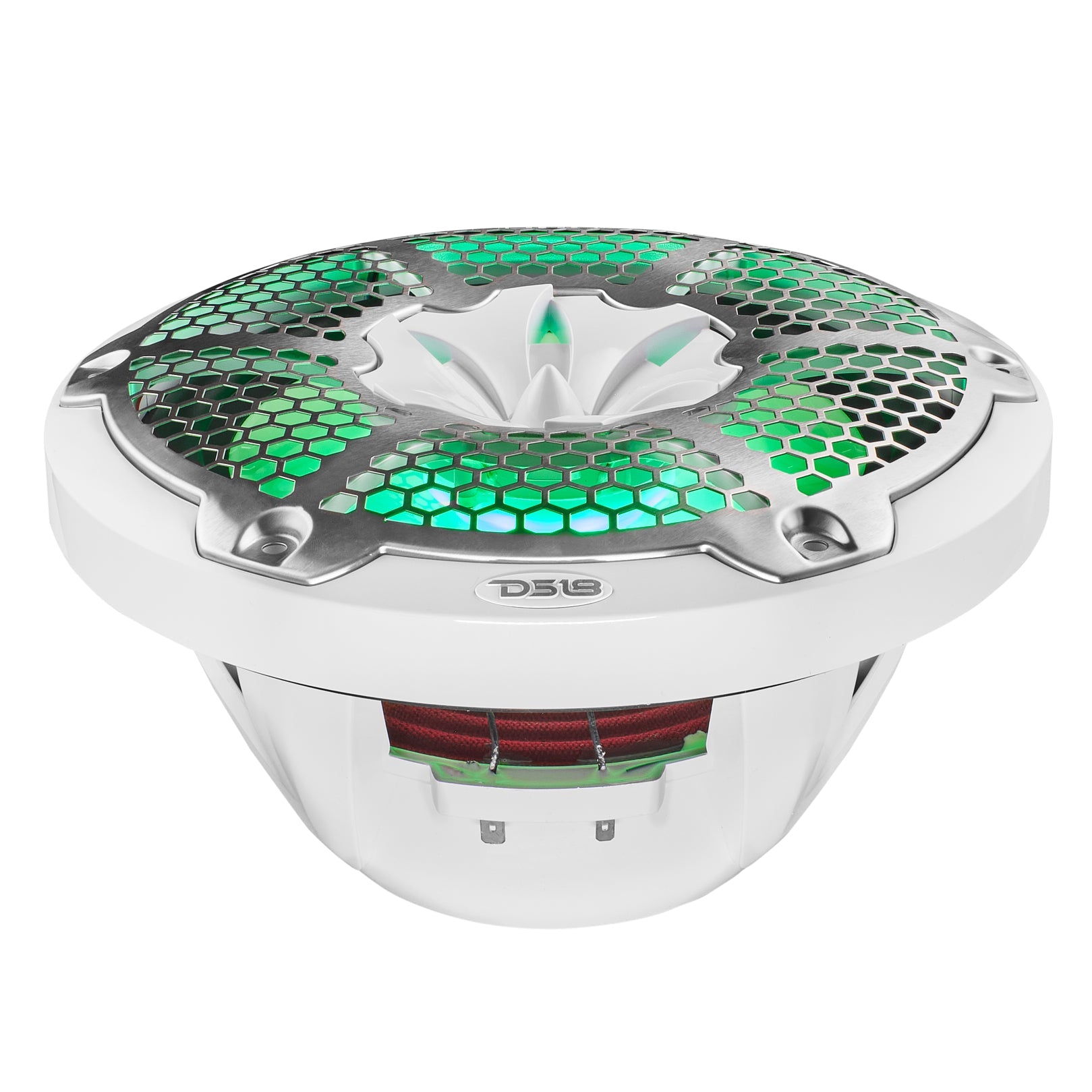 NXL 10" 2-Way Coaxial Marine Speaker with RGB LED Lights 200 Watts Rms 4-Ohm